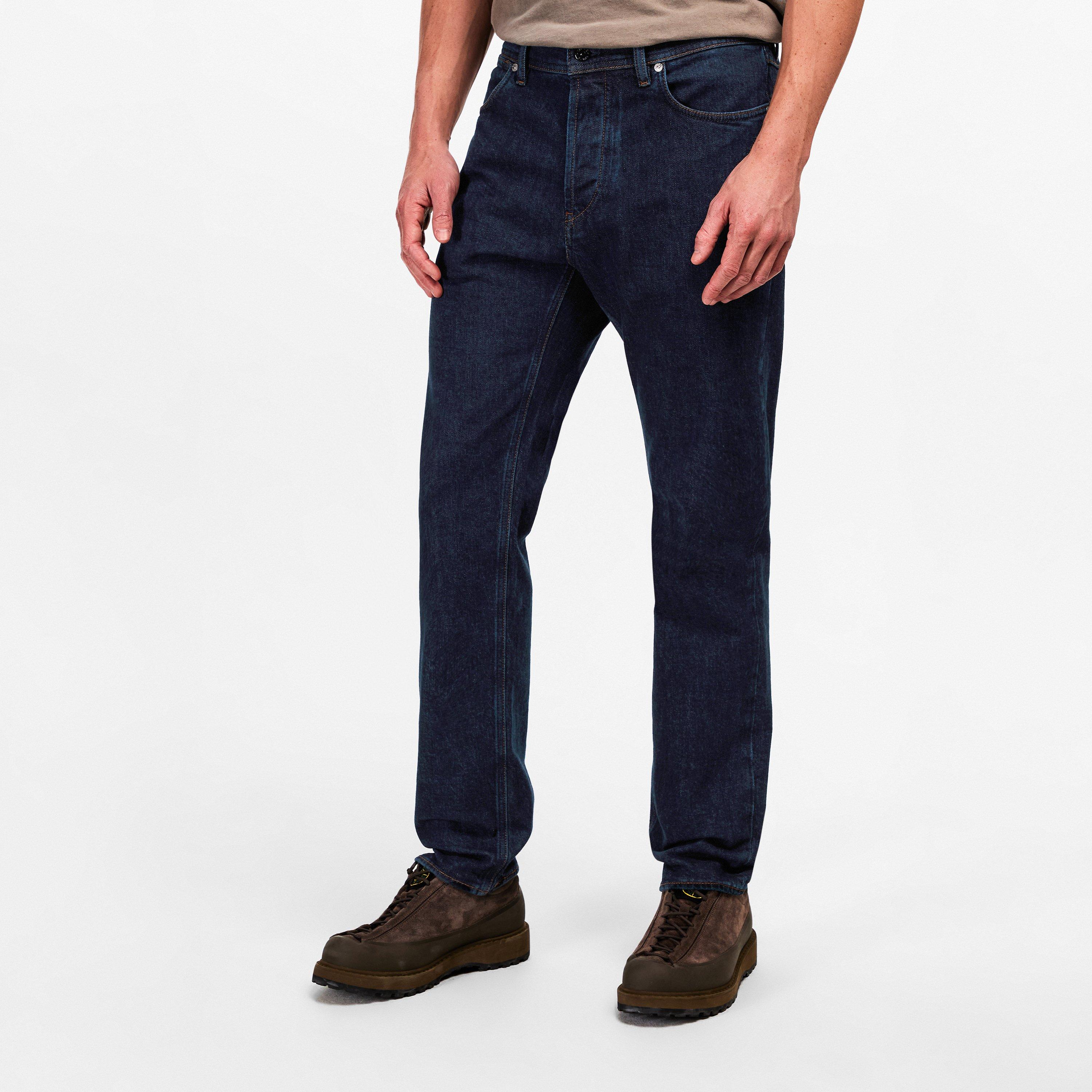 Blu Rinse VJ201 - Stone Island - Mens Denim Research Slim Jeans - 3