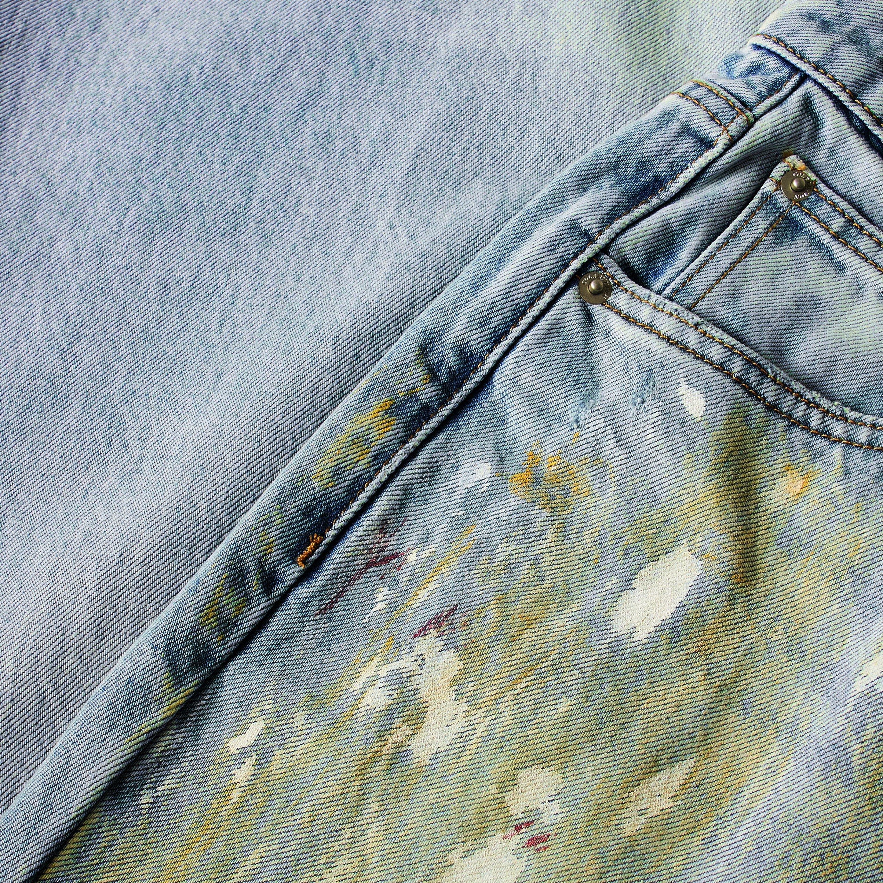 Light Blue - Cole Buxton - Men's Straight Leg Jeans - 5