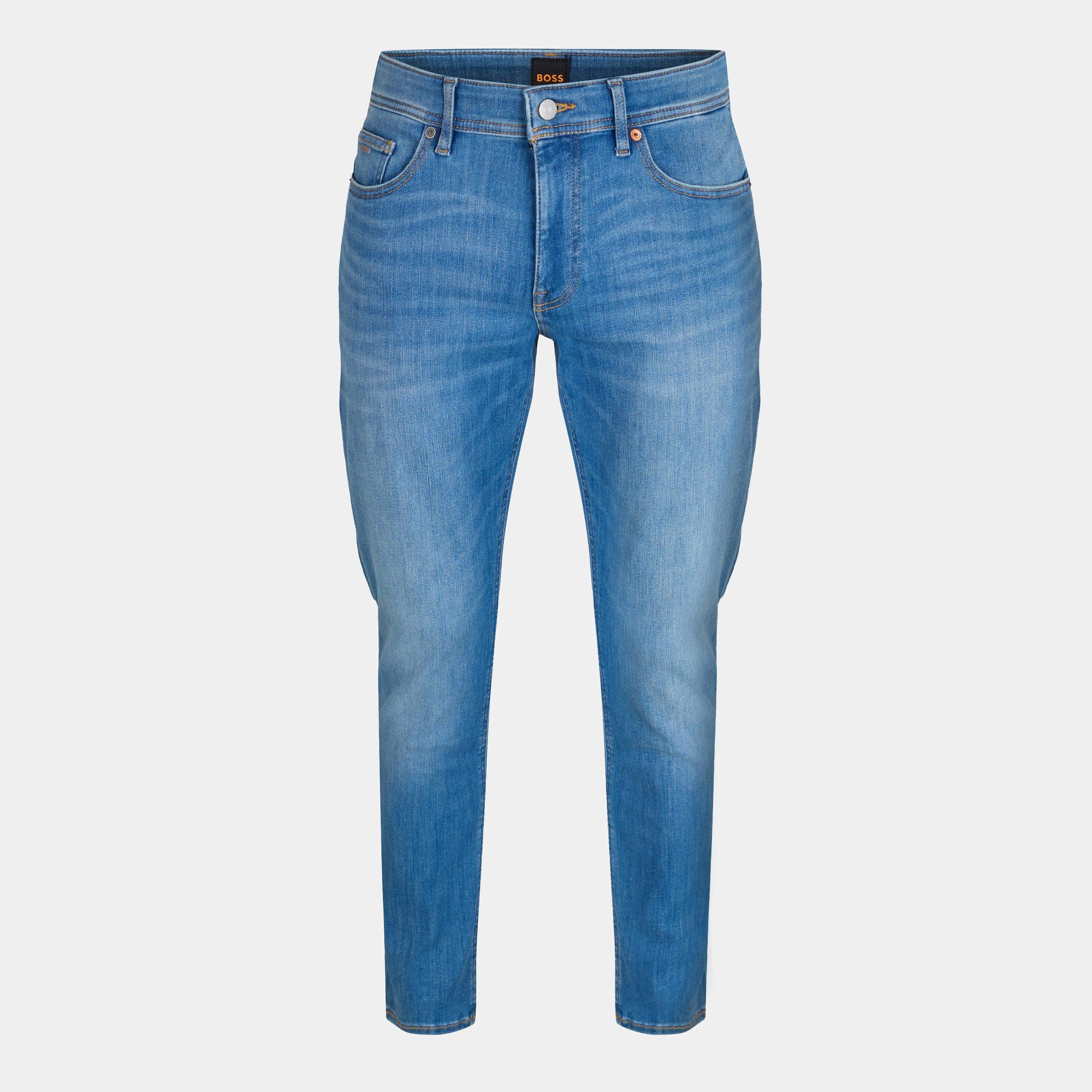 Boss Men's Delaware Slim Fit Jeans - Bright Blue - 38W R