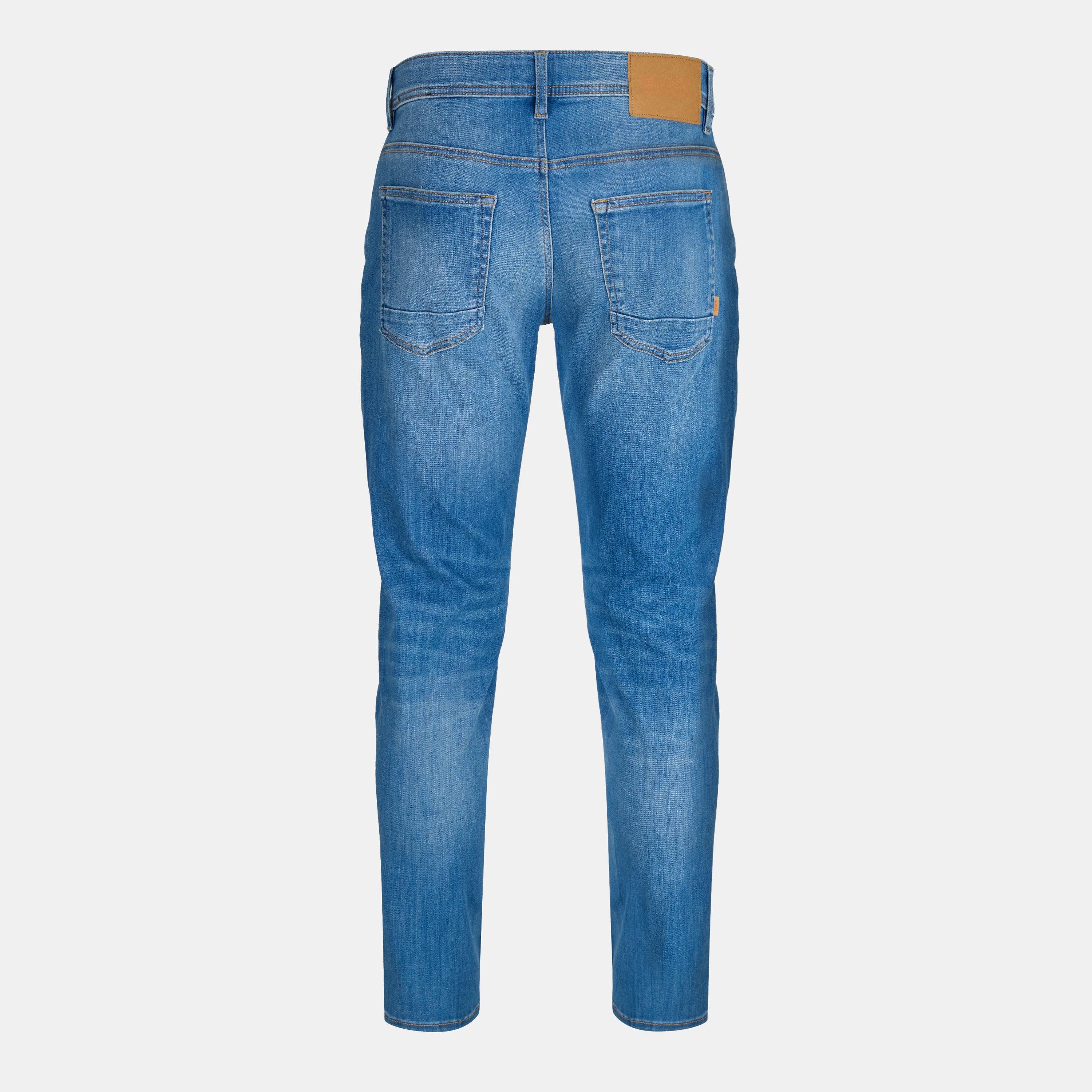 Bright Blue - Boss - Men's Delaware Slim Fit Jeans - 2