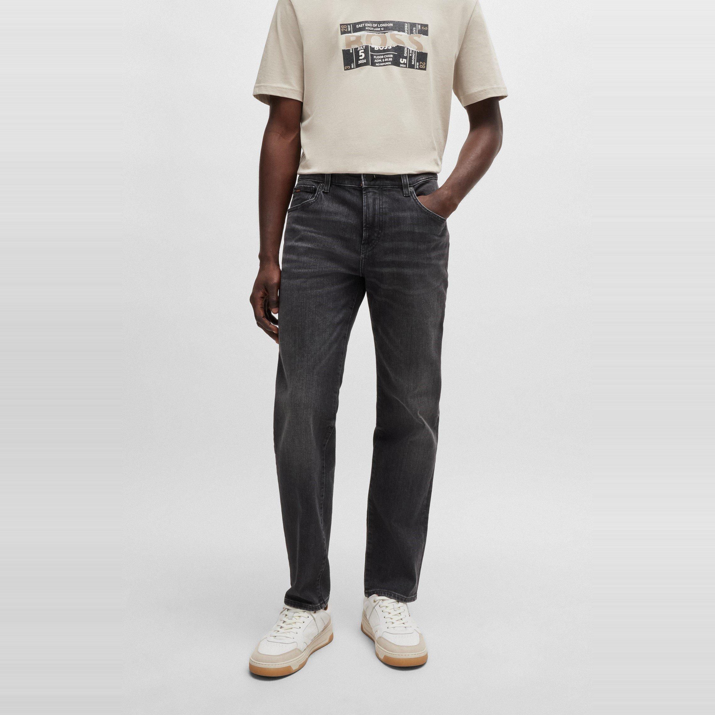 Charcoal - Boss - Men's Re.Maine Bc Slim Fit Jeans - 2