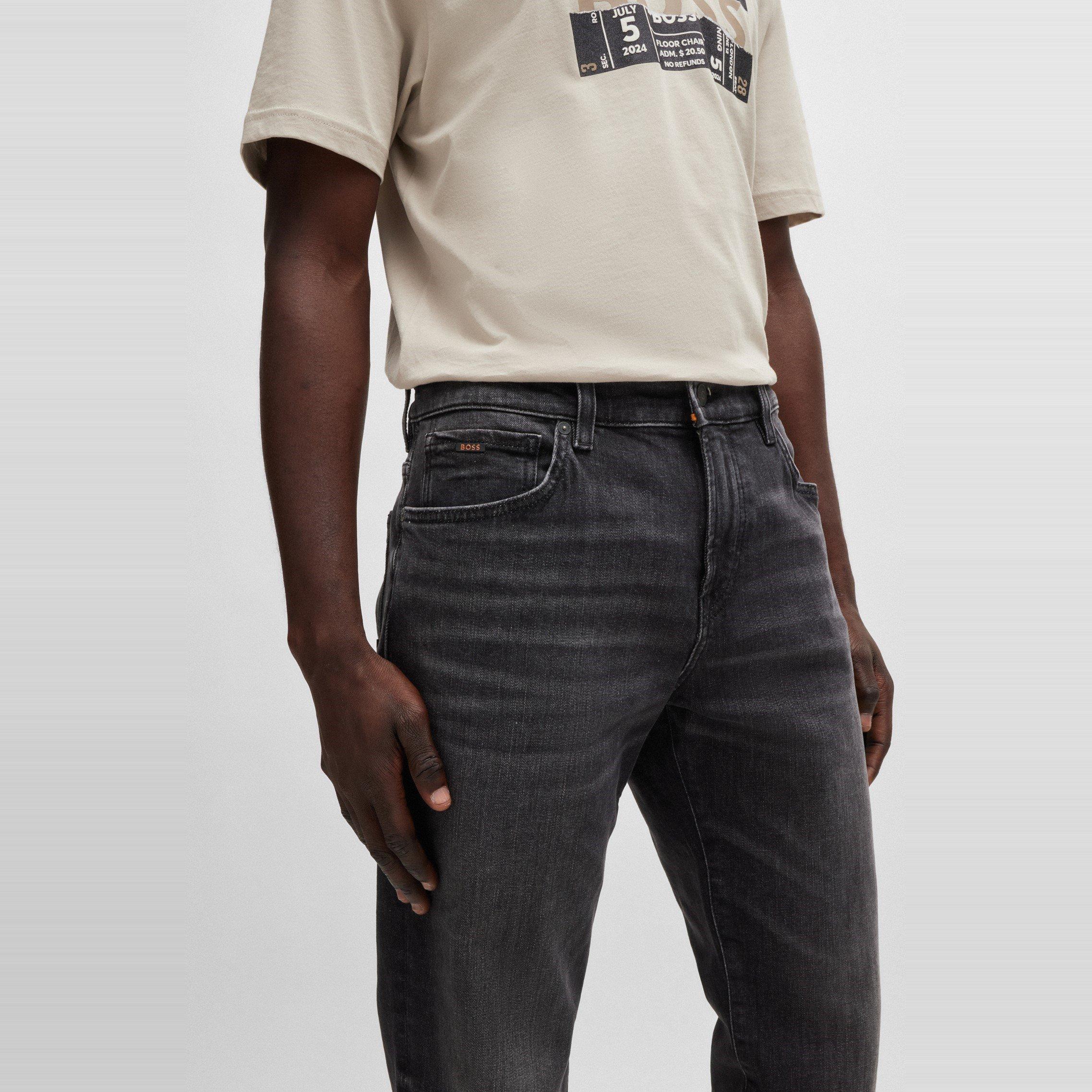 Charcoal - Boss - Men's Re.Maine Bc Slim Fit Jeans - 4