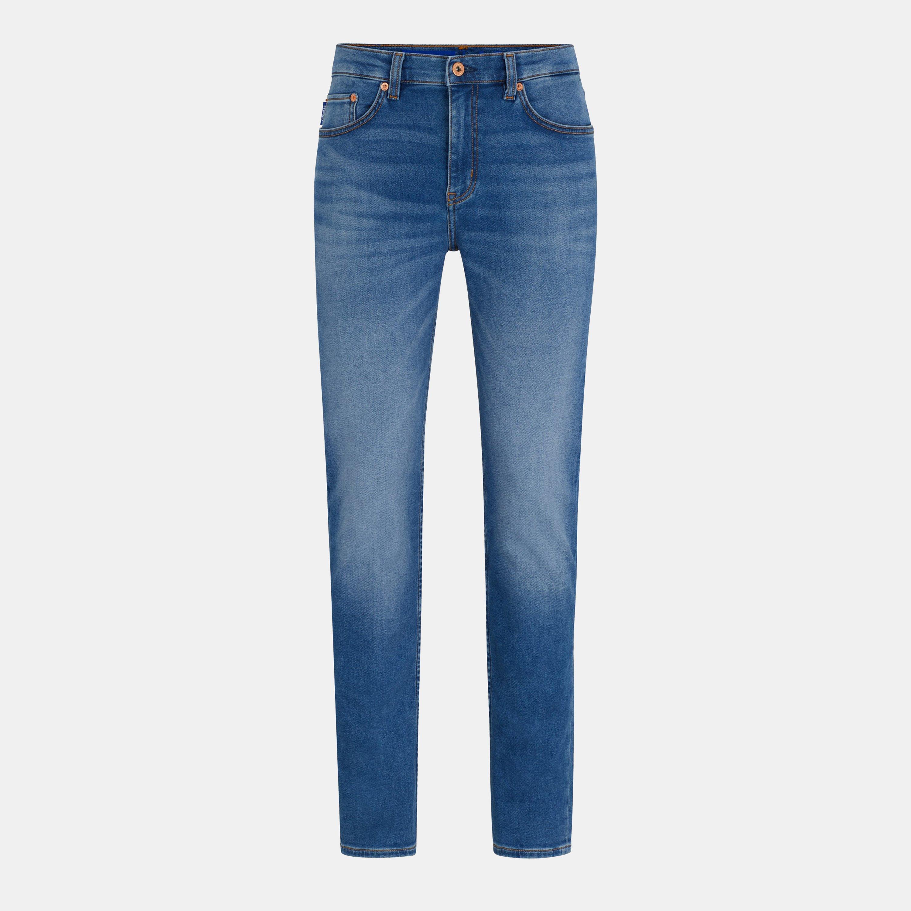 Hugo  Ash Junior Slim Fit Jeans - Medium Blue - 38W R