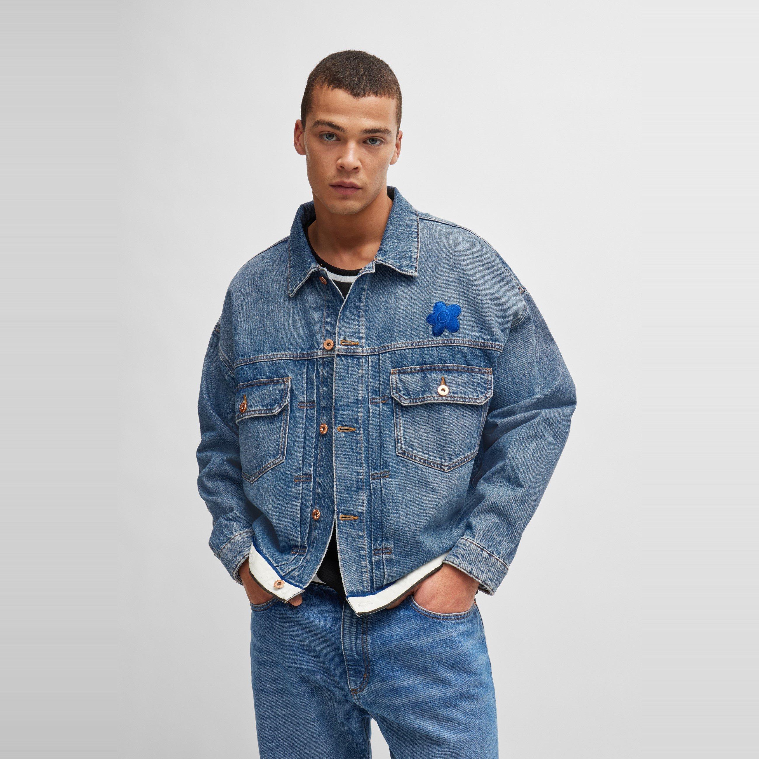 Medium Blue - Hugo - Men's Slim Fit Jeans - 2