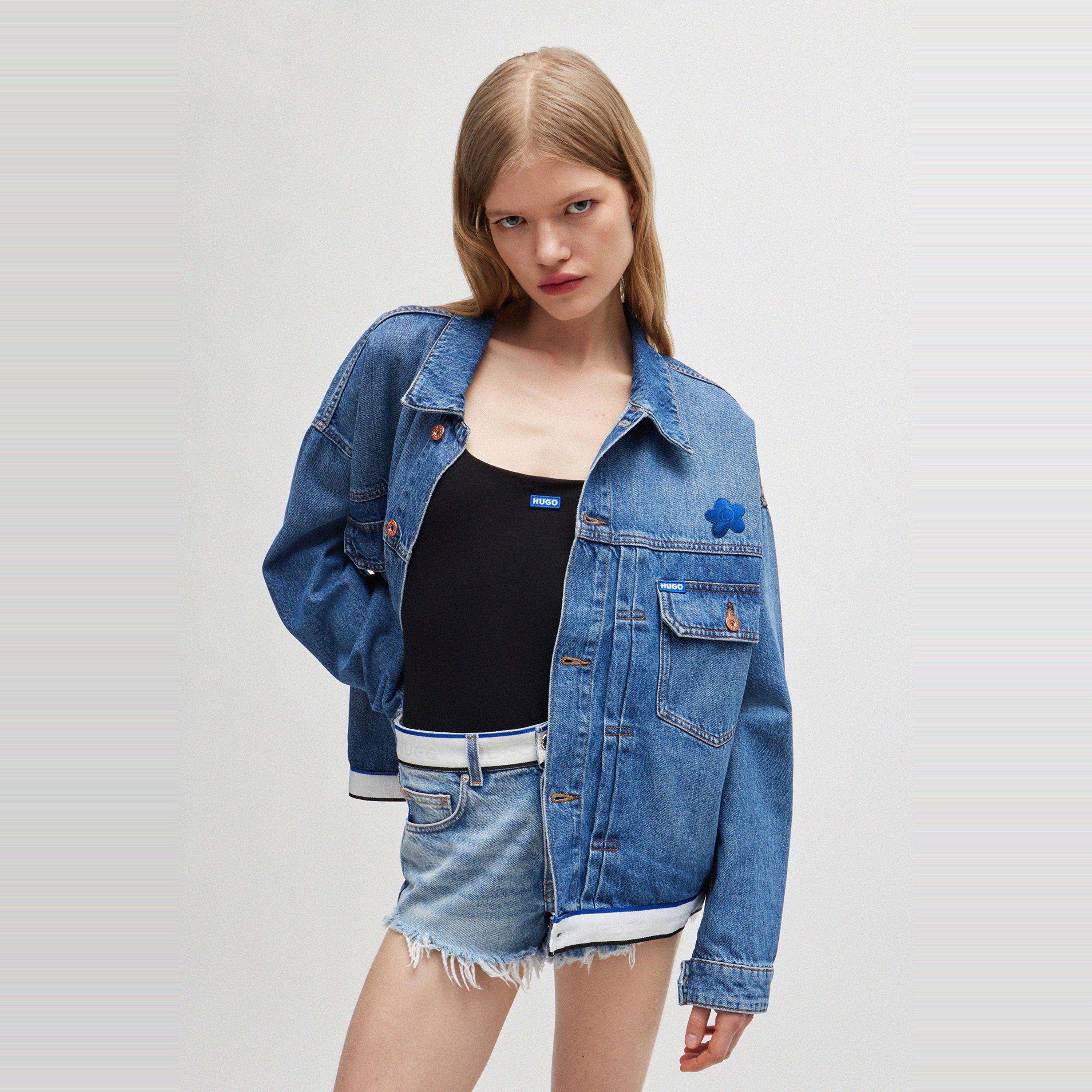 Medium Blue - Hugo - Men's Slim Fit Jeans - 4