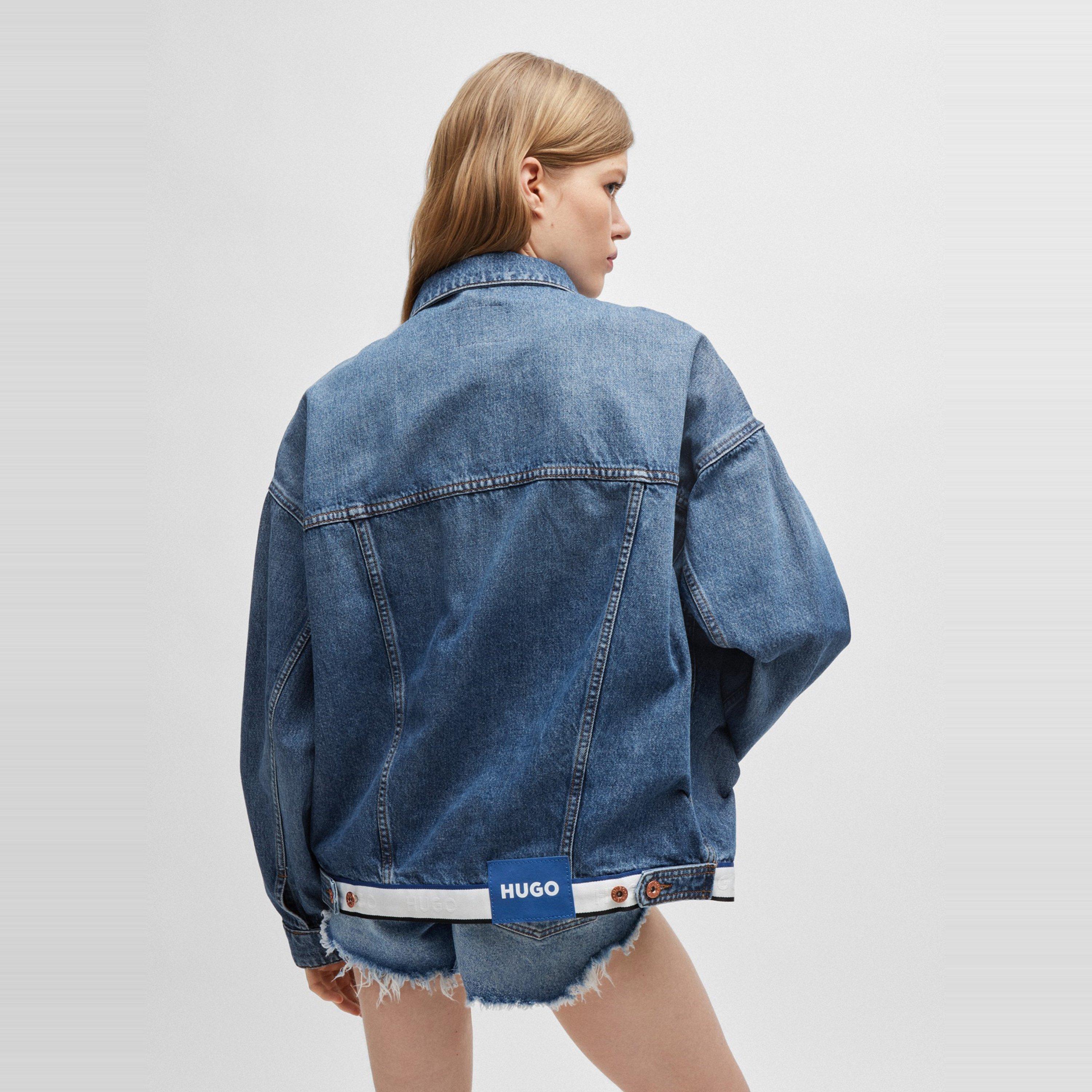 Medium Blue - Hugo - Men's Slim Fit Jeans - 5