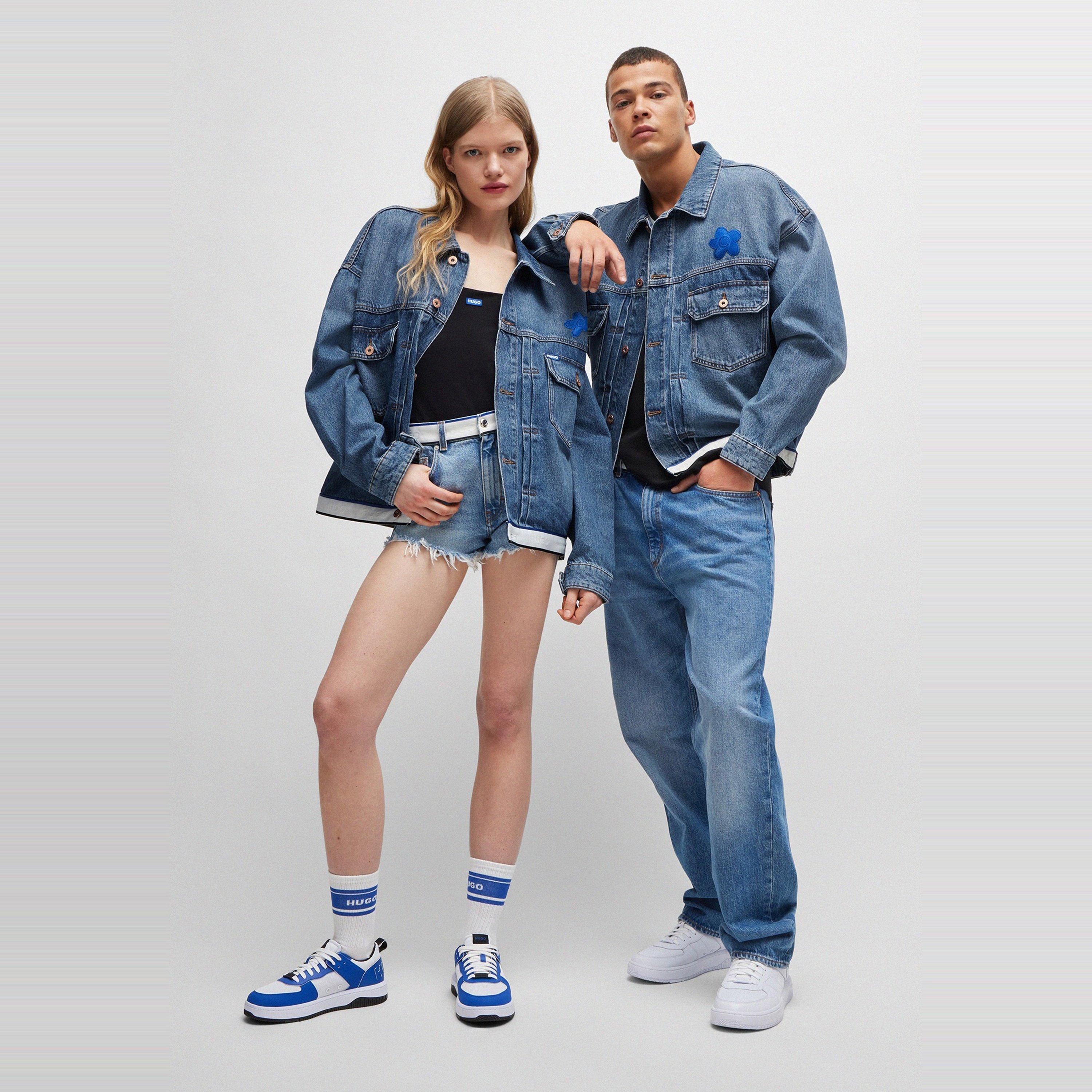 Medium Blue - Hugo - Men's Slim Fit Jeans - 7