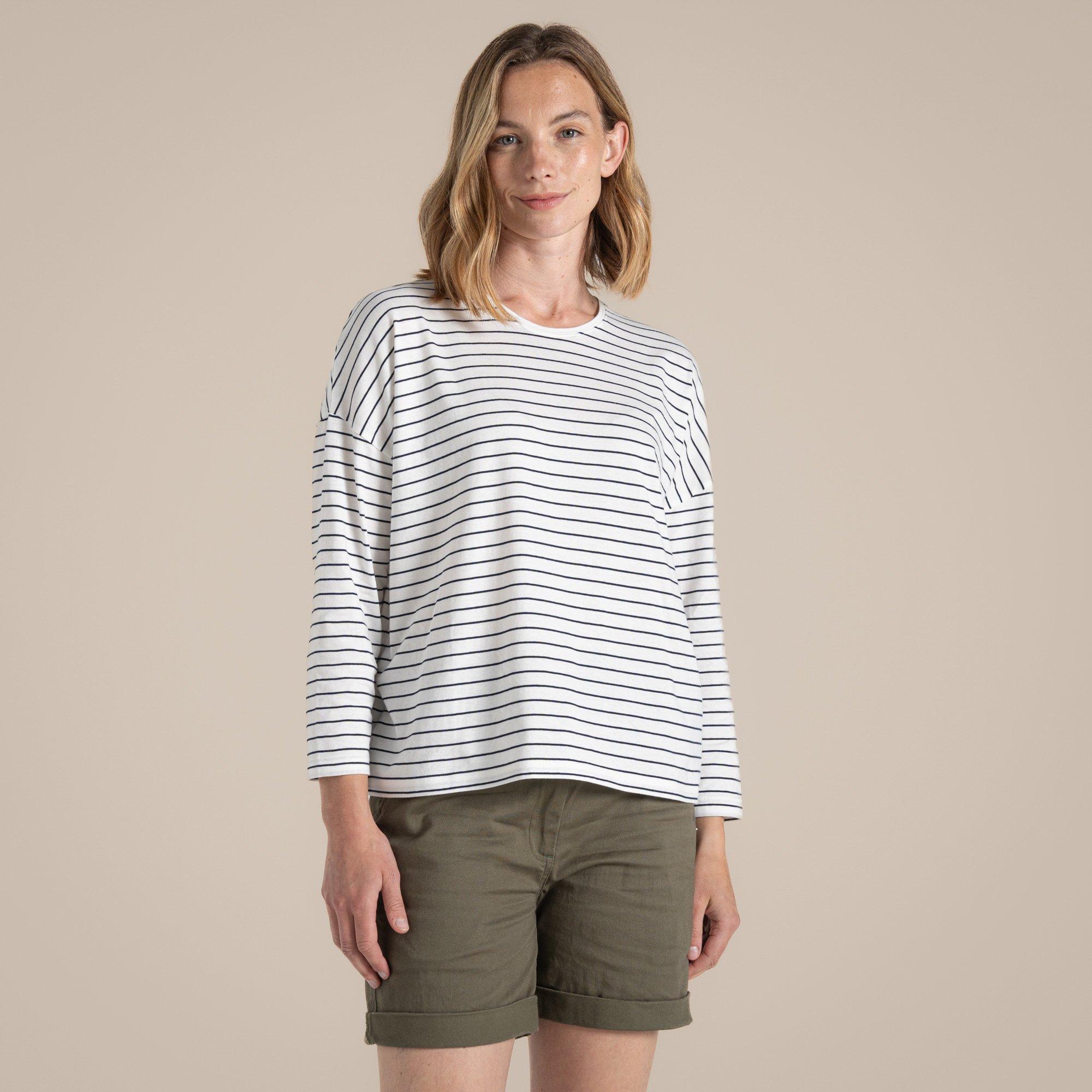 BlueNavy Str - Craghoppers - Women's Kielder Long Sleeve T-Shirt - 1