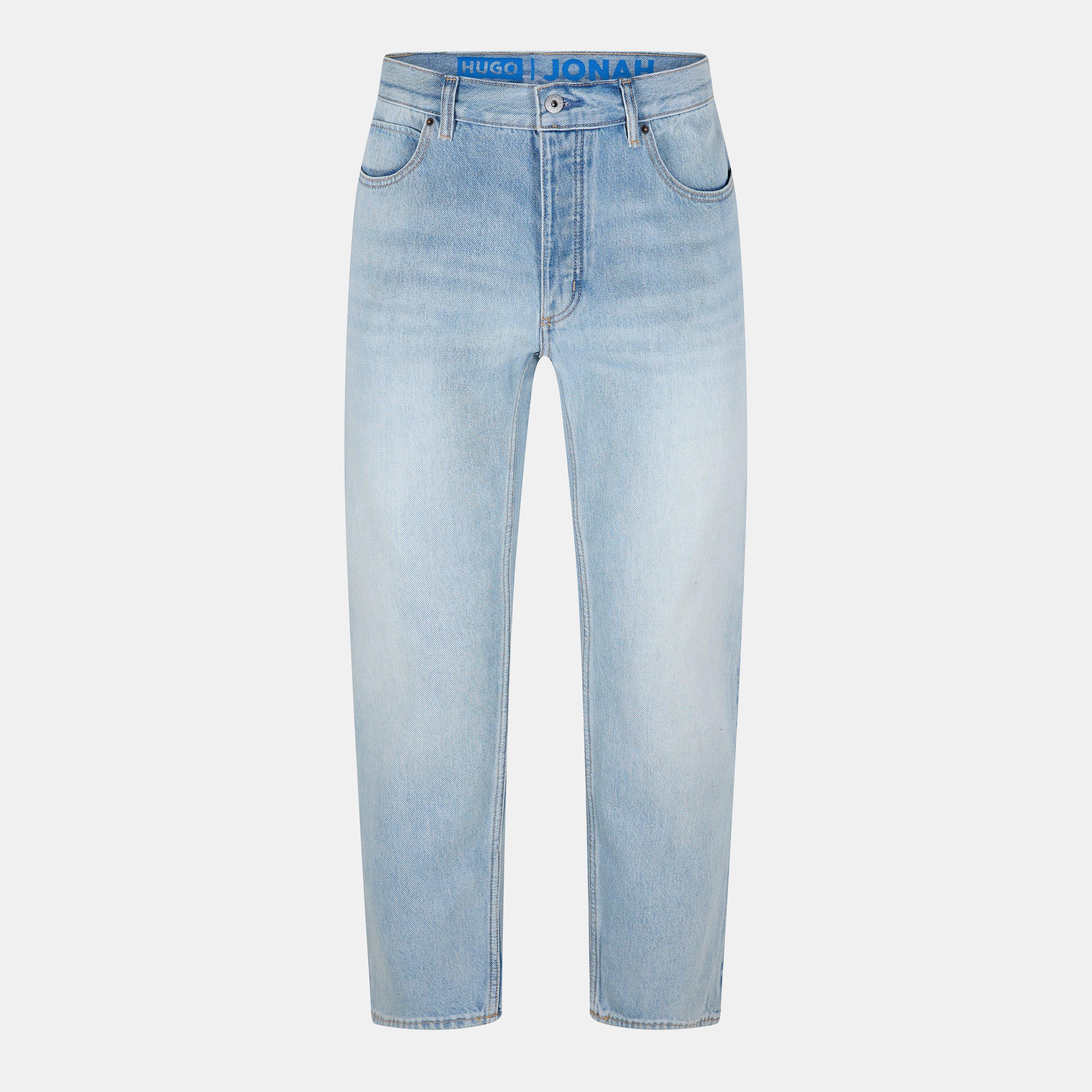 Hugo Men's Jonah Slim Fit Jeans - Turquoise/Aqua - 30W R