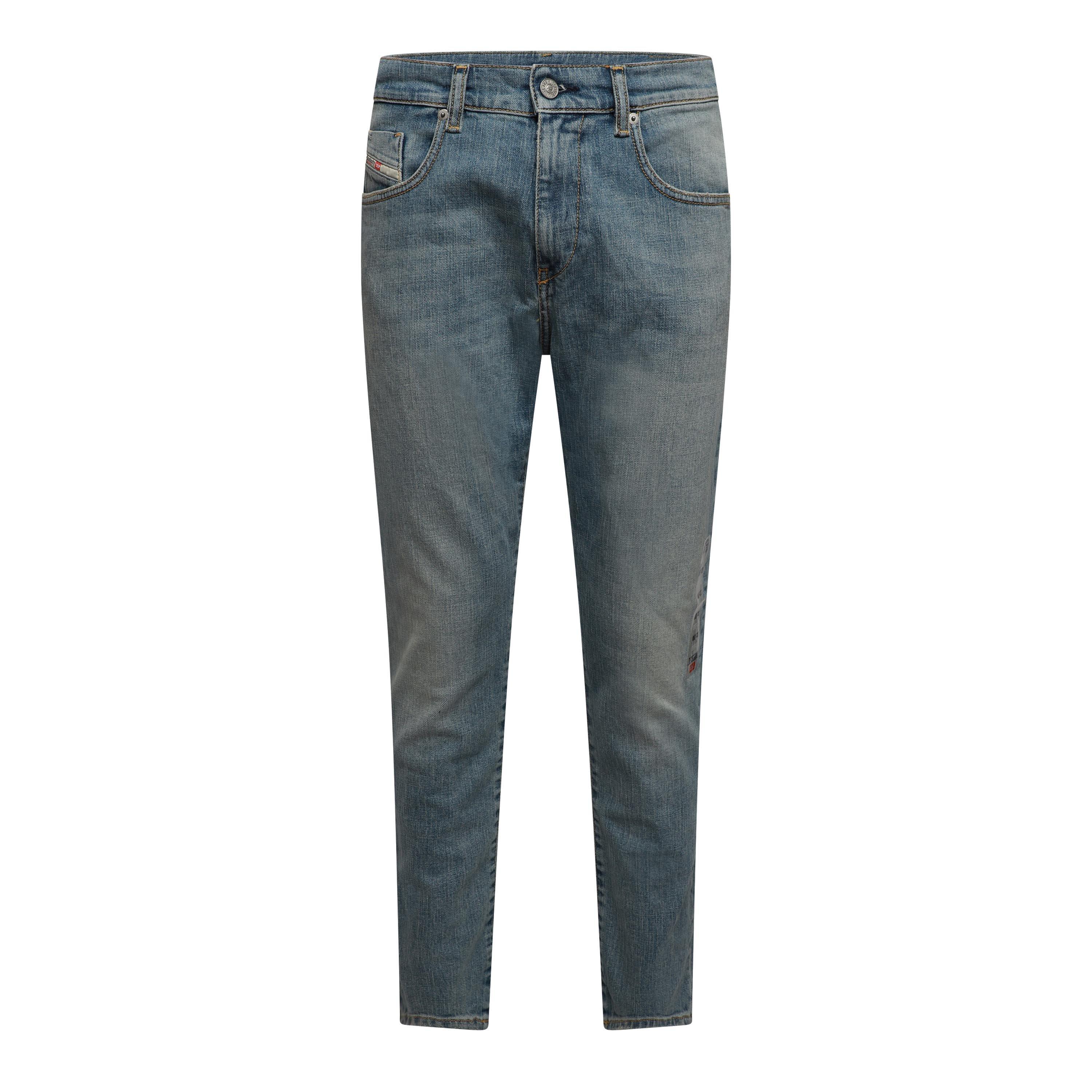 Blue Denim - Diesel - Men's 2019 D-Strukt Slim Fit Jeans - 1
