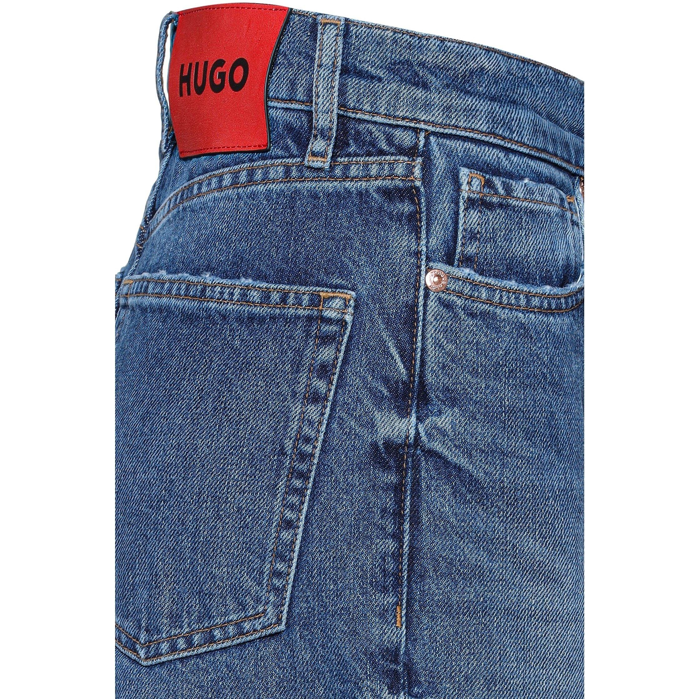 Med Blue 429 - Hugo - Women's Straight Leg Jeans - 3