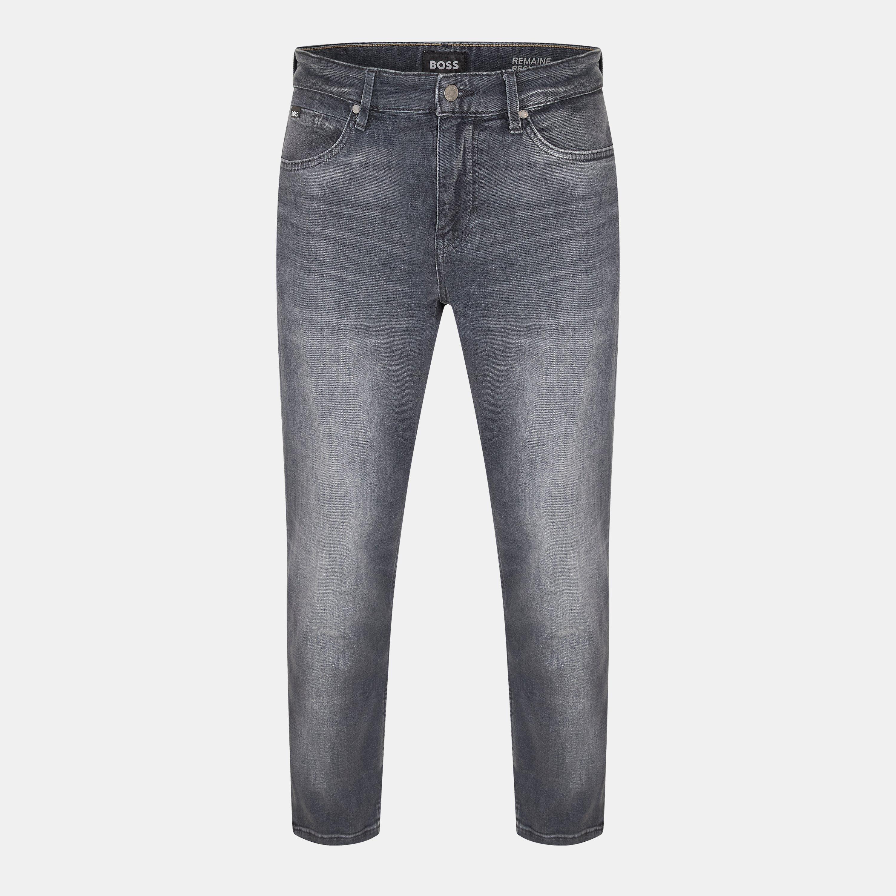 Black - Boss - Men's C Re.Maine Slim Fit Jeans - 1