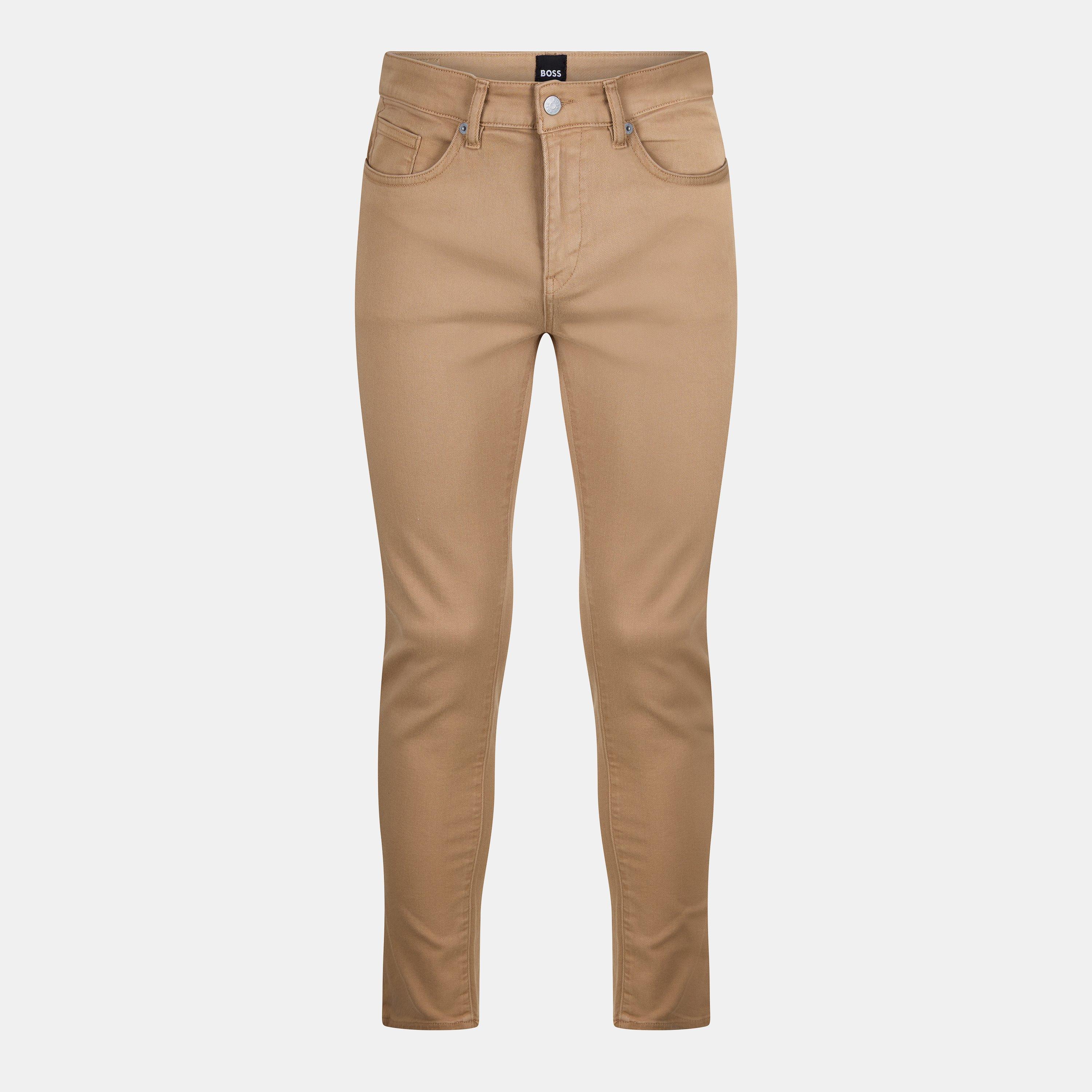 Boss Men's Delaware3 Slim Fit Jeans - Medium Beige - 30W R
