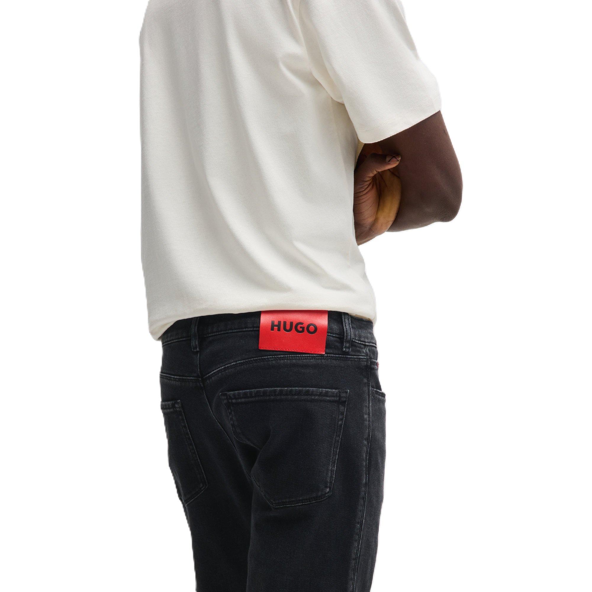 Black - Hugo - 734 10256703 03 Slim Fit Jeans Mens - 3