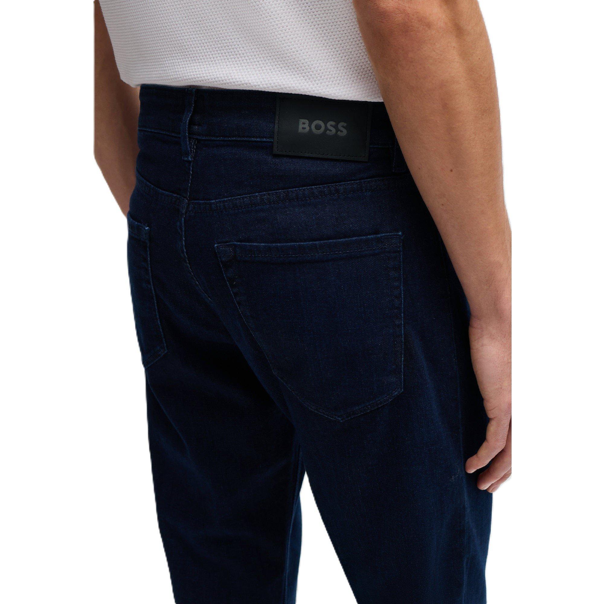Navy - Boss - Maine3 10219923 10 Slim Fit Jeans Mens - 3