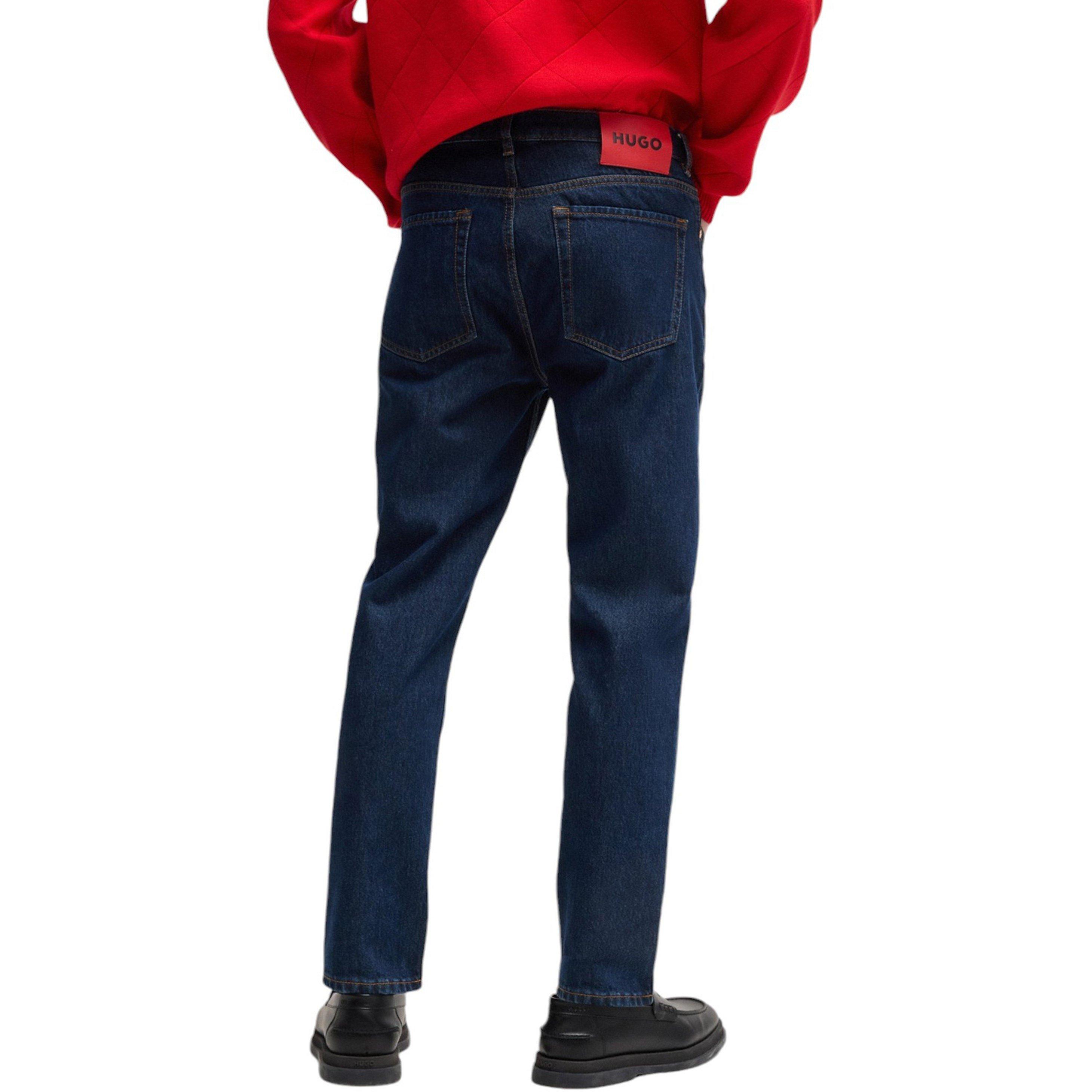 Navy - Hugo - 634 10263121 01 Slim Fit Jeans Mens - 2