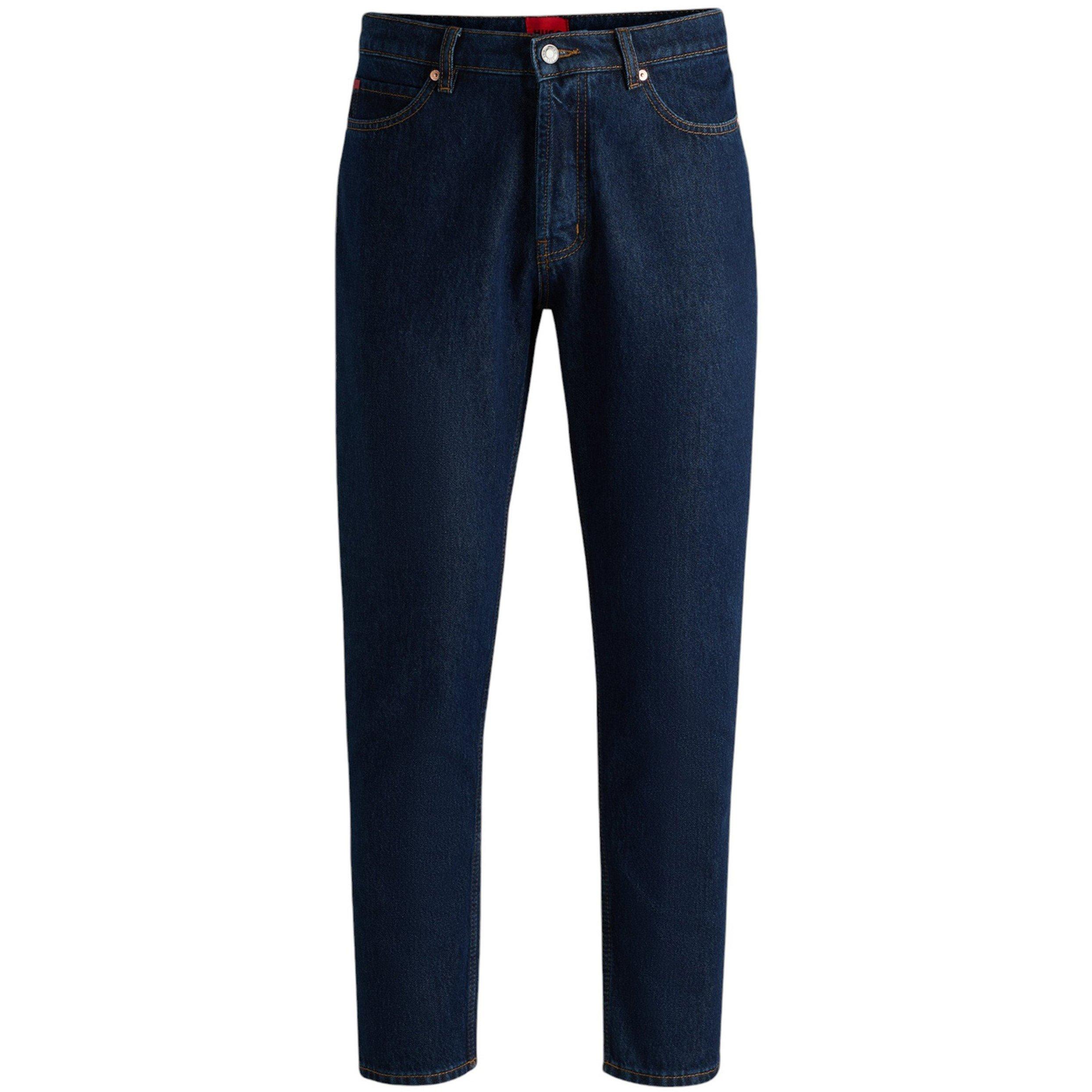 Navy - Hugo - 634 10263121 01 Slim Fit Jeans Mens - 4