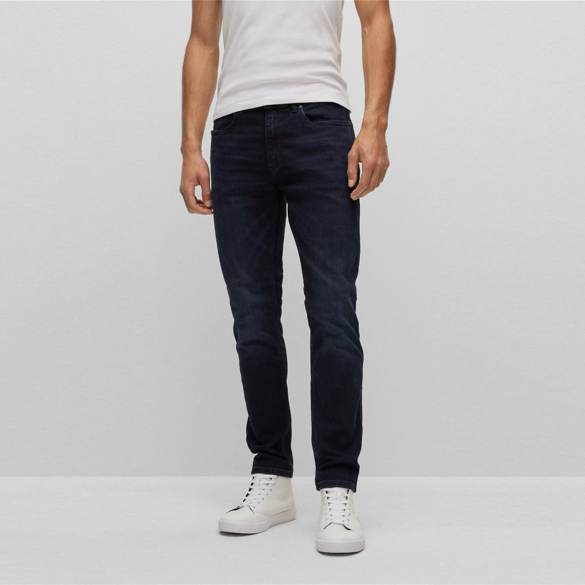 Navy - Hugo - 734 10245853 02 Slim Fit Jeans Mens - 2