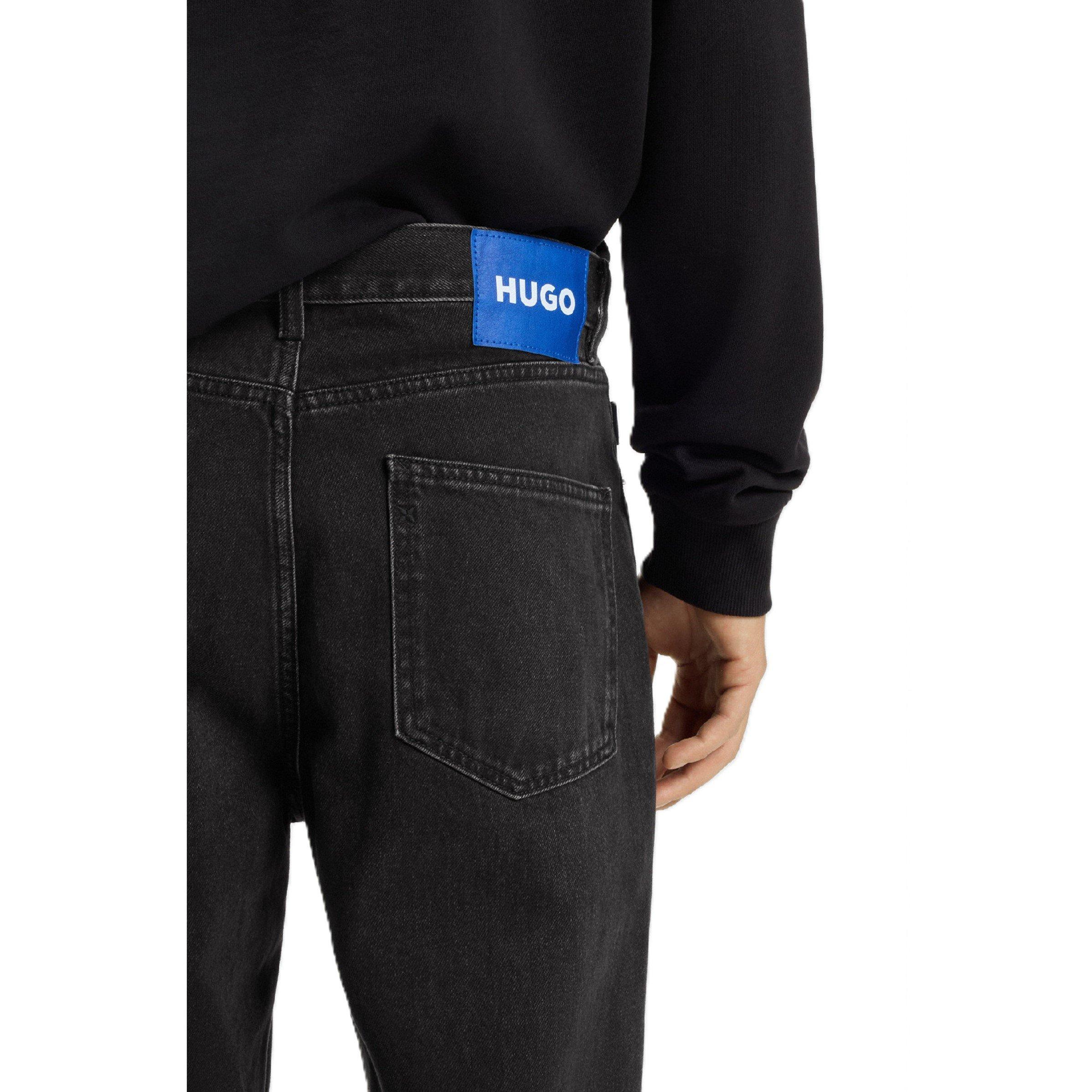 Dark Grey - Hugo - Jonah 10259220 01 Slim Fit Jeans Mens - 4