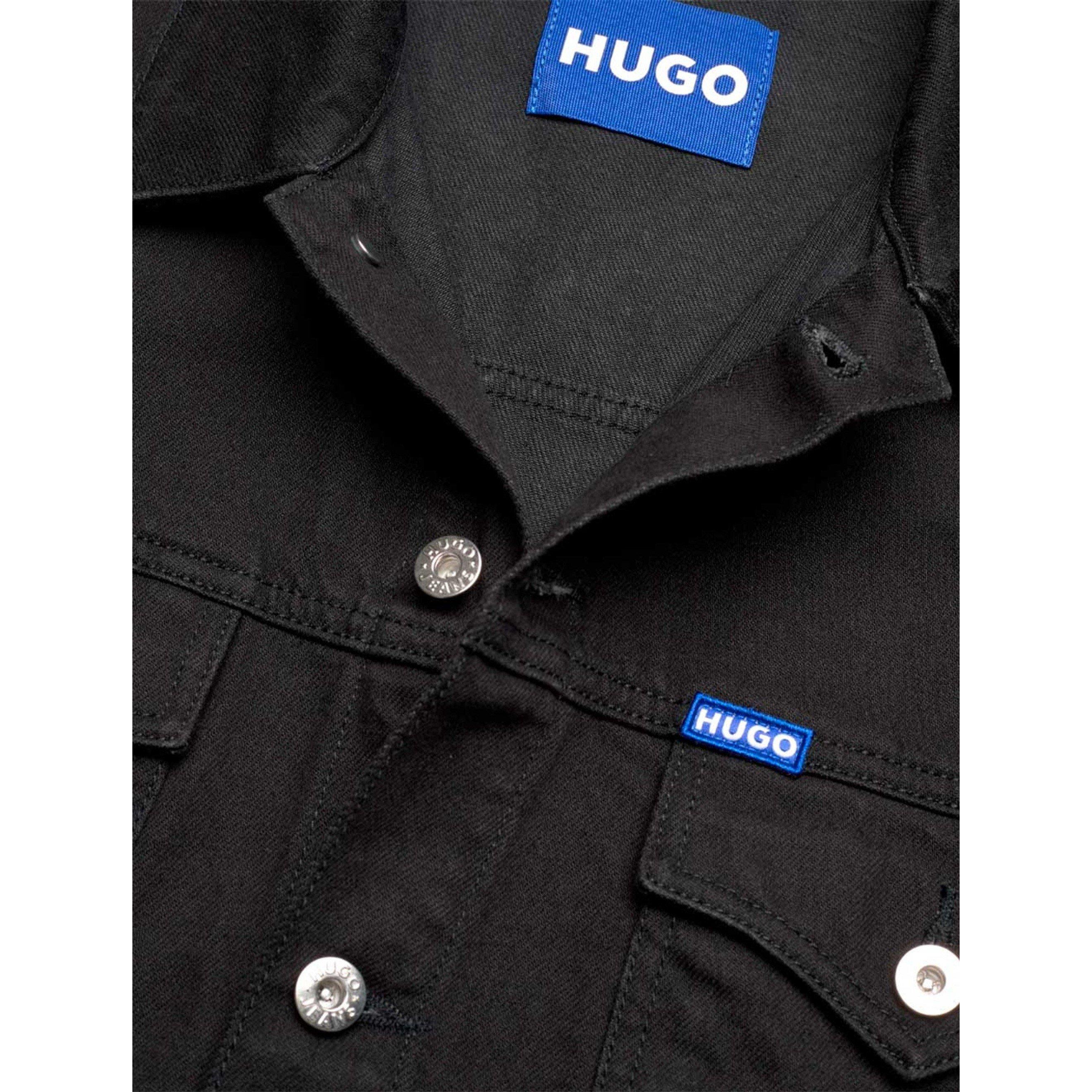 Black - Hugo - Dex 10259220 01 Slim Fit Jeans Mens - 4