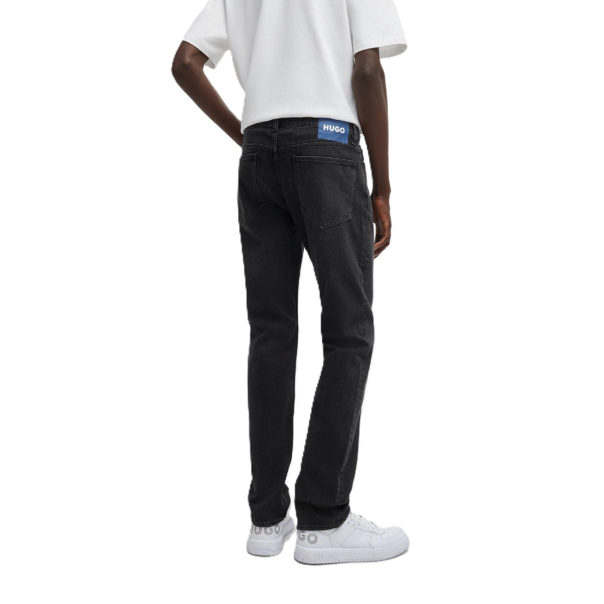 Dark Grey - Hugo - Ash 10259229 04 Slim Fit Jeans Mens - 2