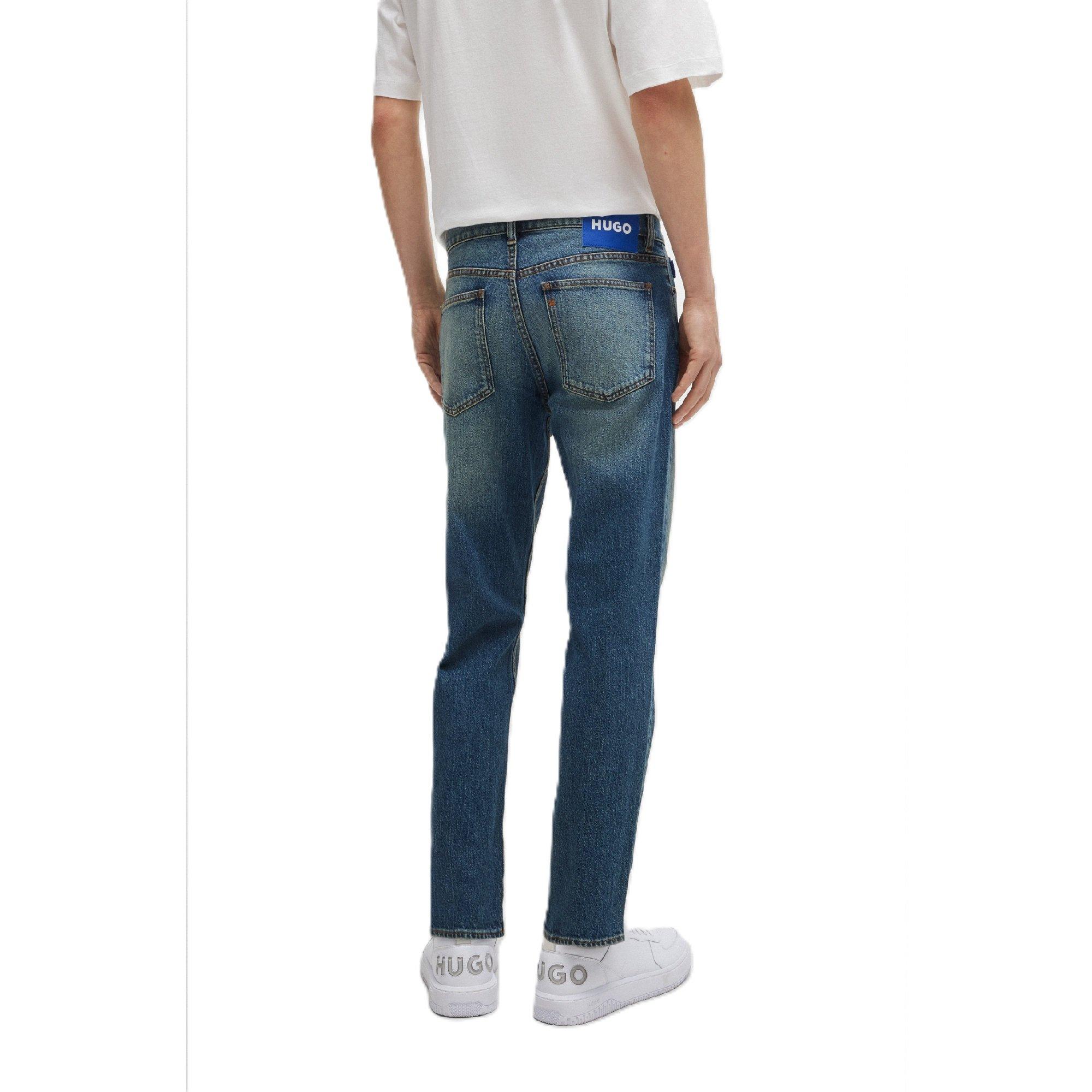 Medium Blue - Hugo - Brody 10259241 10 Slim Fit Jeans Mens - 2