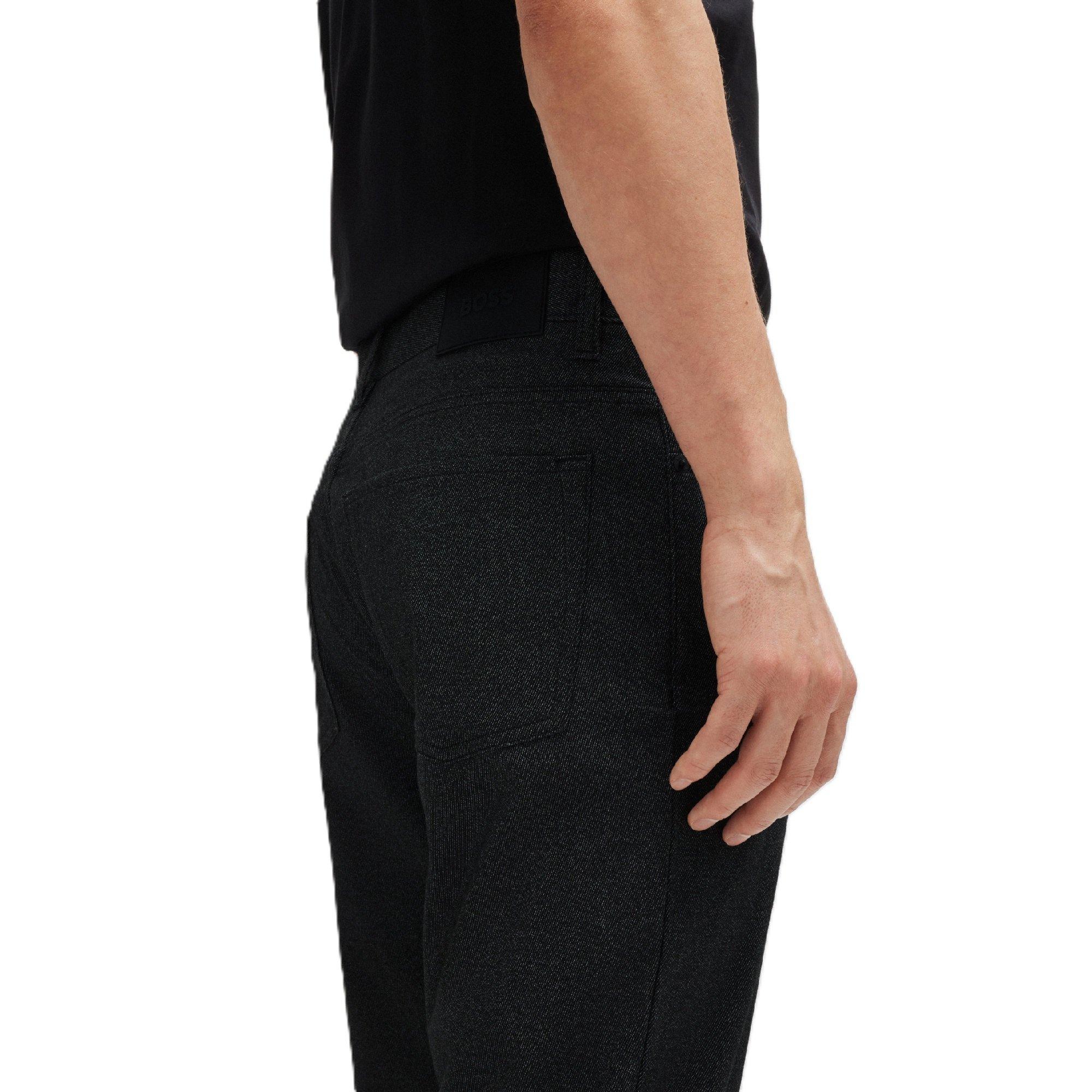 Black - Boss - H-Re.Maine-20 10261328 01 Slim Fit Jeans Mens - 3