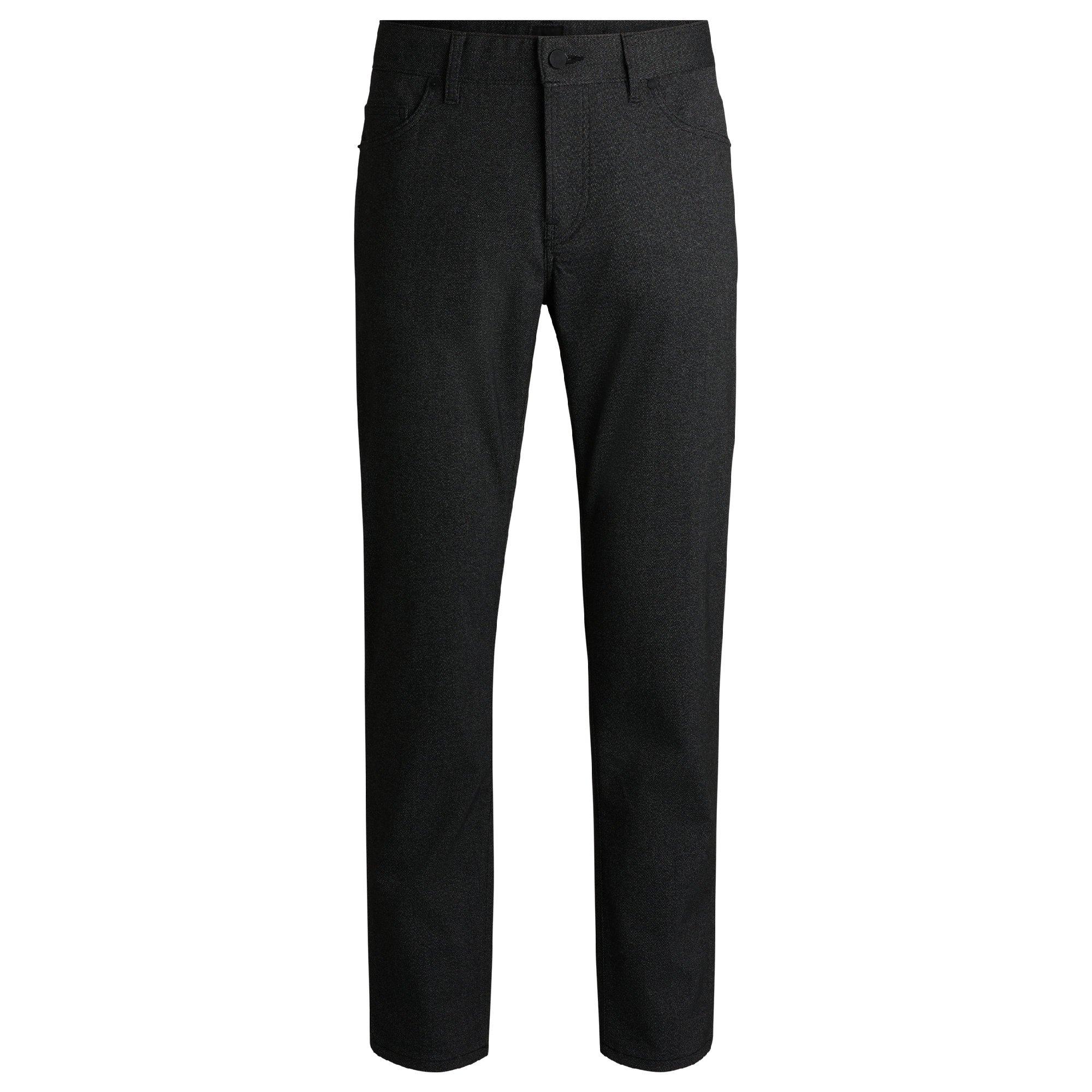 Black - Boss - H-Re.Maine-20 10261328 01 Slim Fit Jeans Mens - 4