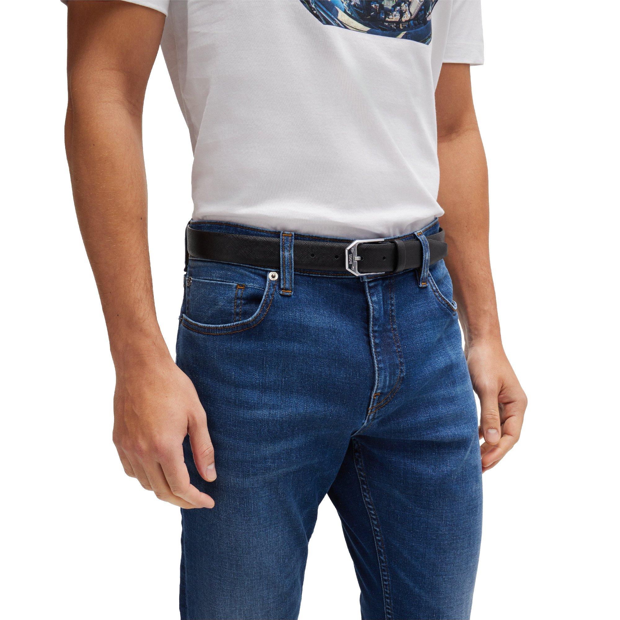 Bright Blue - Boss - H-Delaware 10261858 01 Slim Fit Jeans Mens - 3