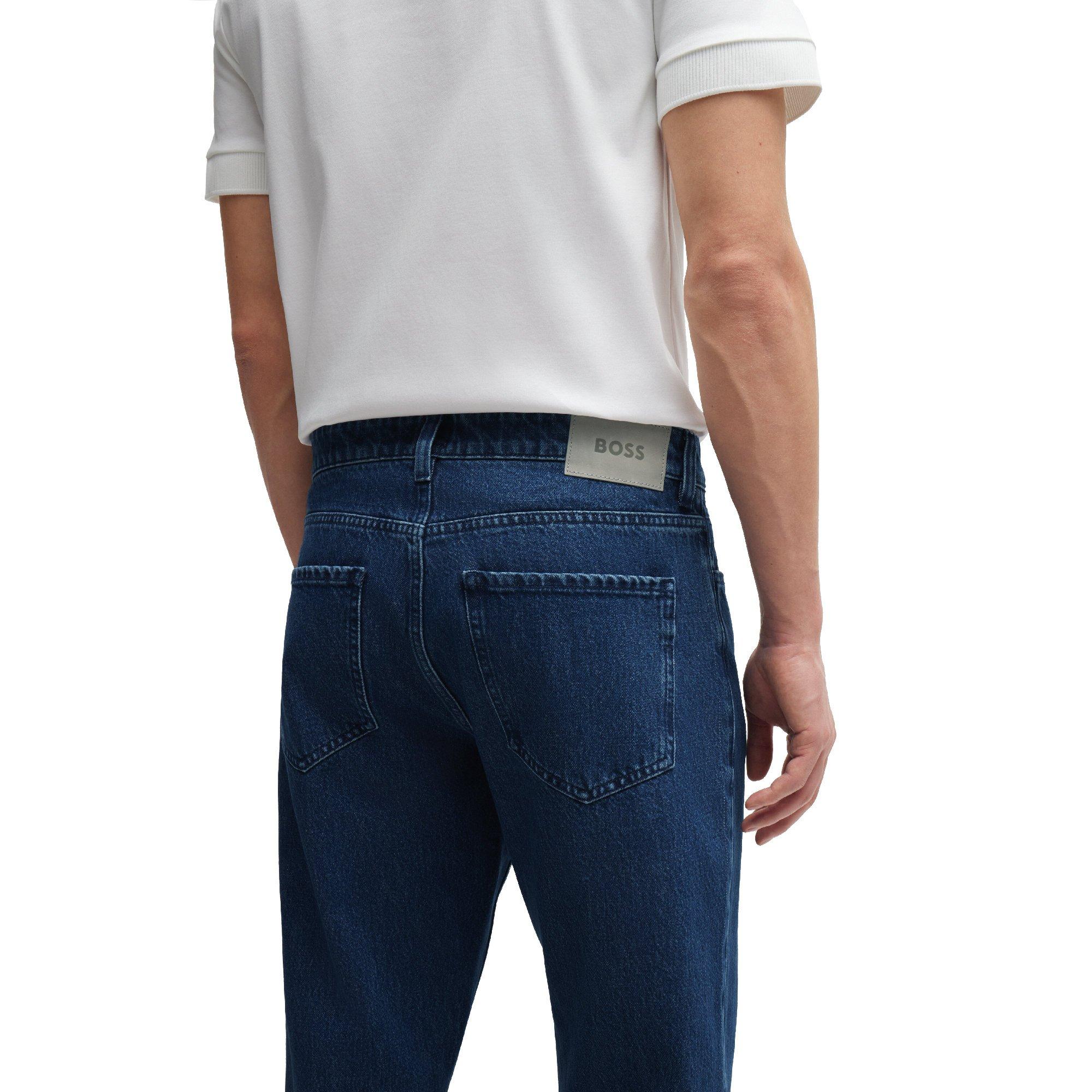 Medium Blue - Boss - H-Akron 10262202 01 Slim Fit Jeans Mens - 3