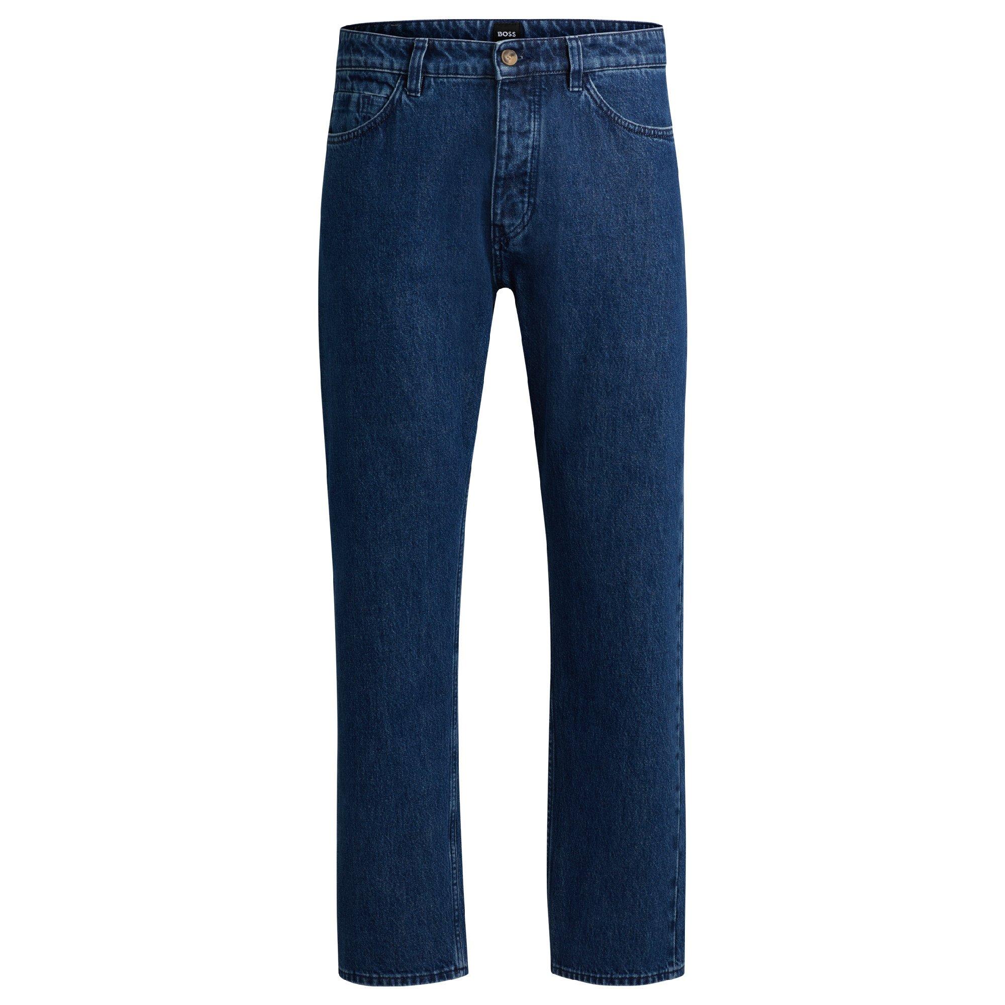 Medium Blue - Boss - H-Akron 10262202 01 Slim Fit Jeans Mens - 4