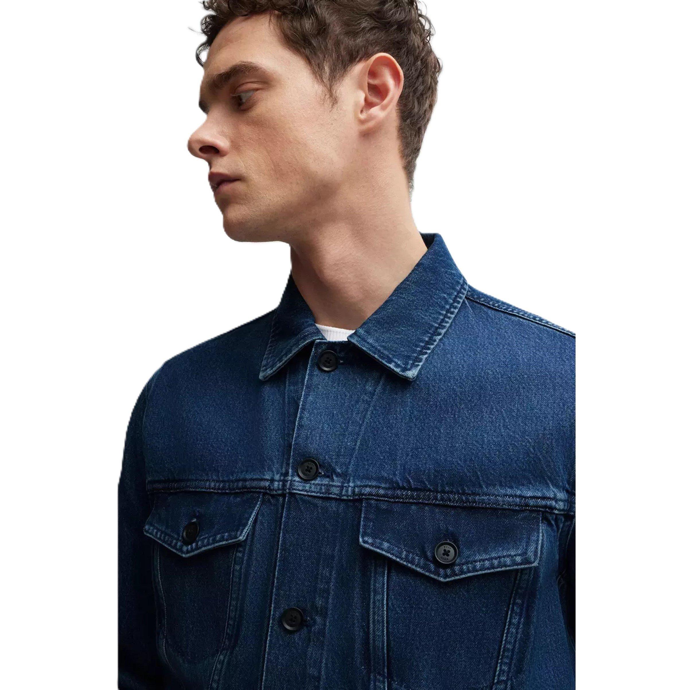 Medium Blue - Boss - H-Livorno-1 10262202 01 Slim Fit Jeans Mens - 3