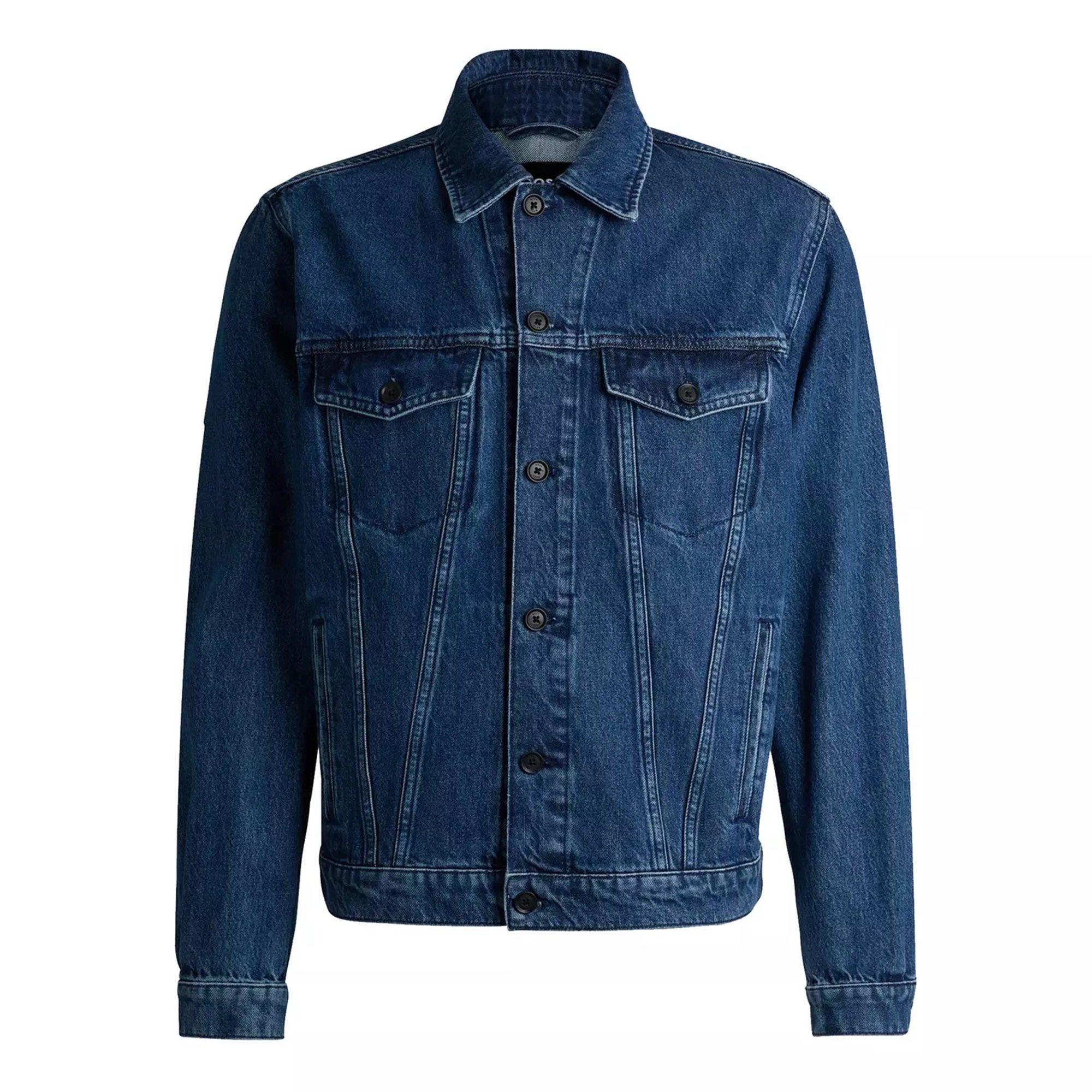 Medium Blue - Boss - H-Livorno-1 10262202 01 Slim Fit Jeans Mens - 4