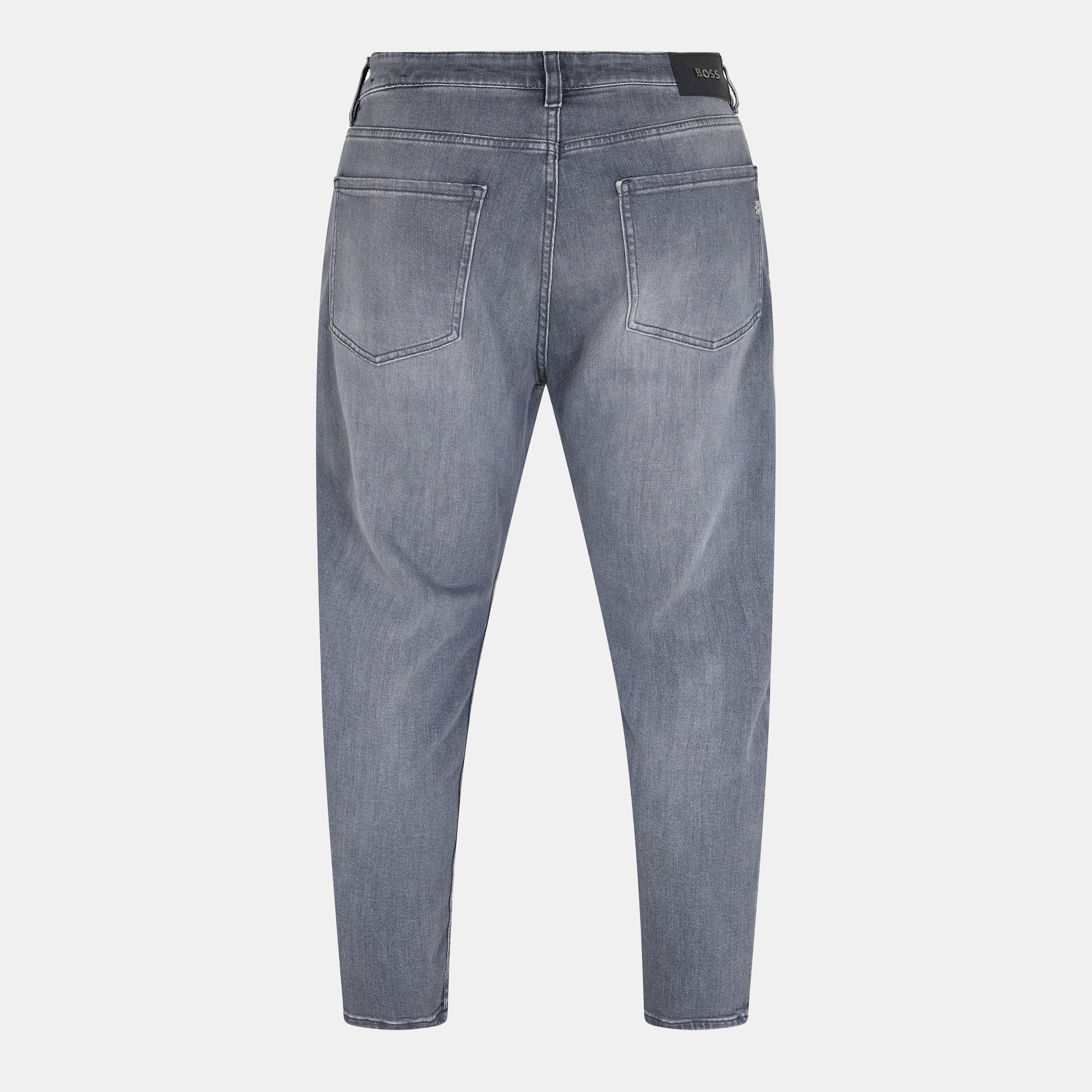 Medium Grey - Boss - H-Re.Maine 10263108 01 Slim Fit Jeans Mens - 2