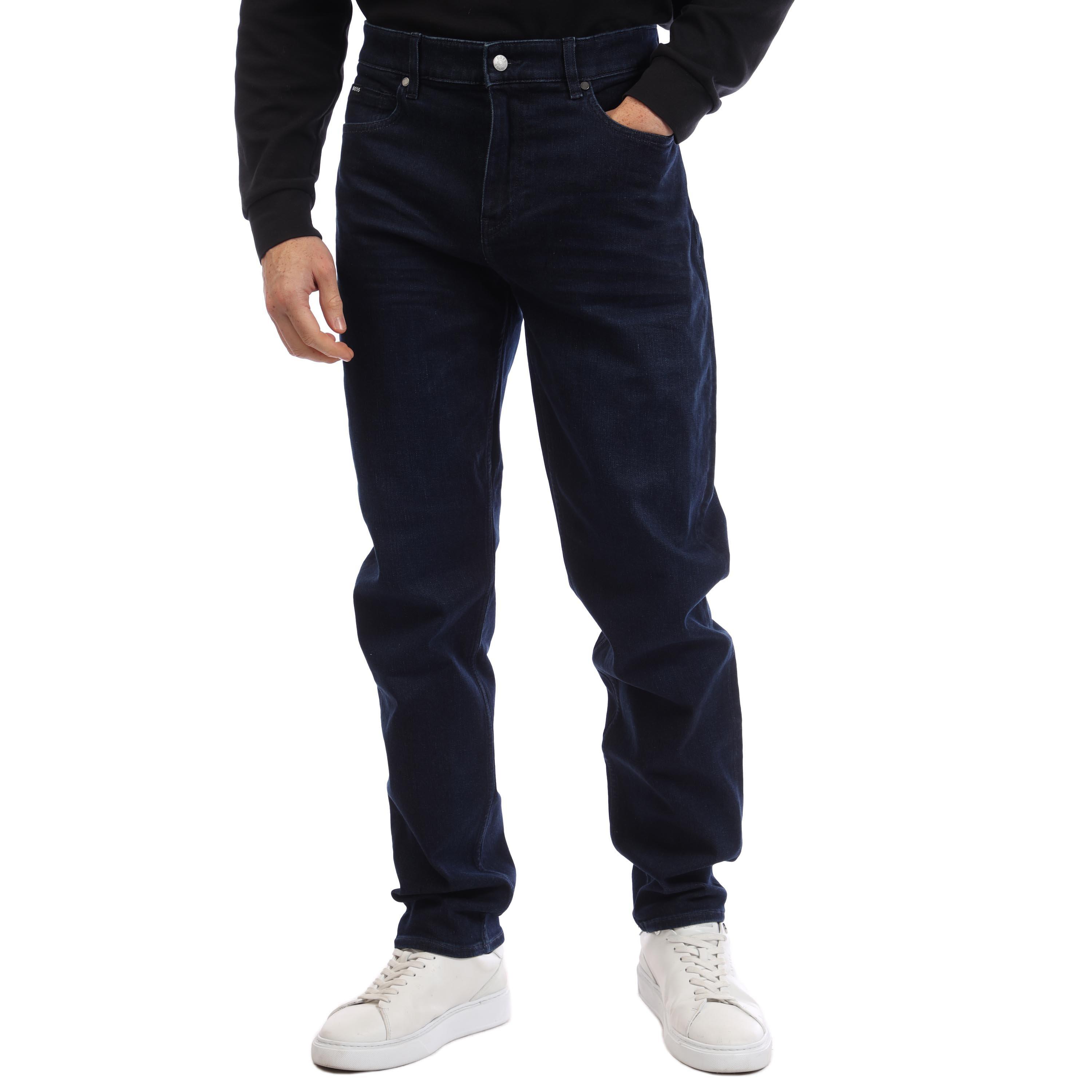 Boss Men's H Re.maine Slim Fit Jeans - Navy - 35W XL