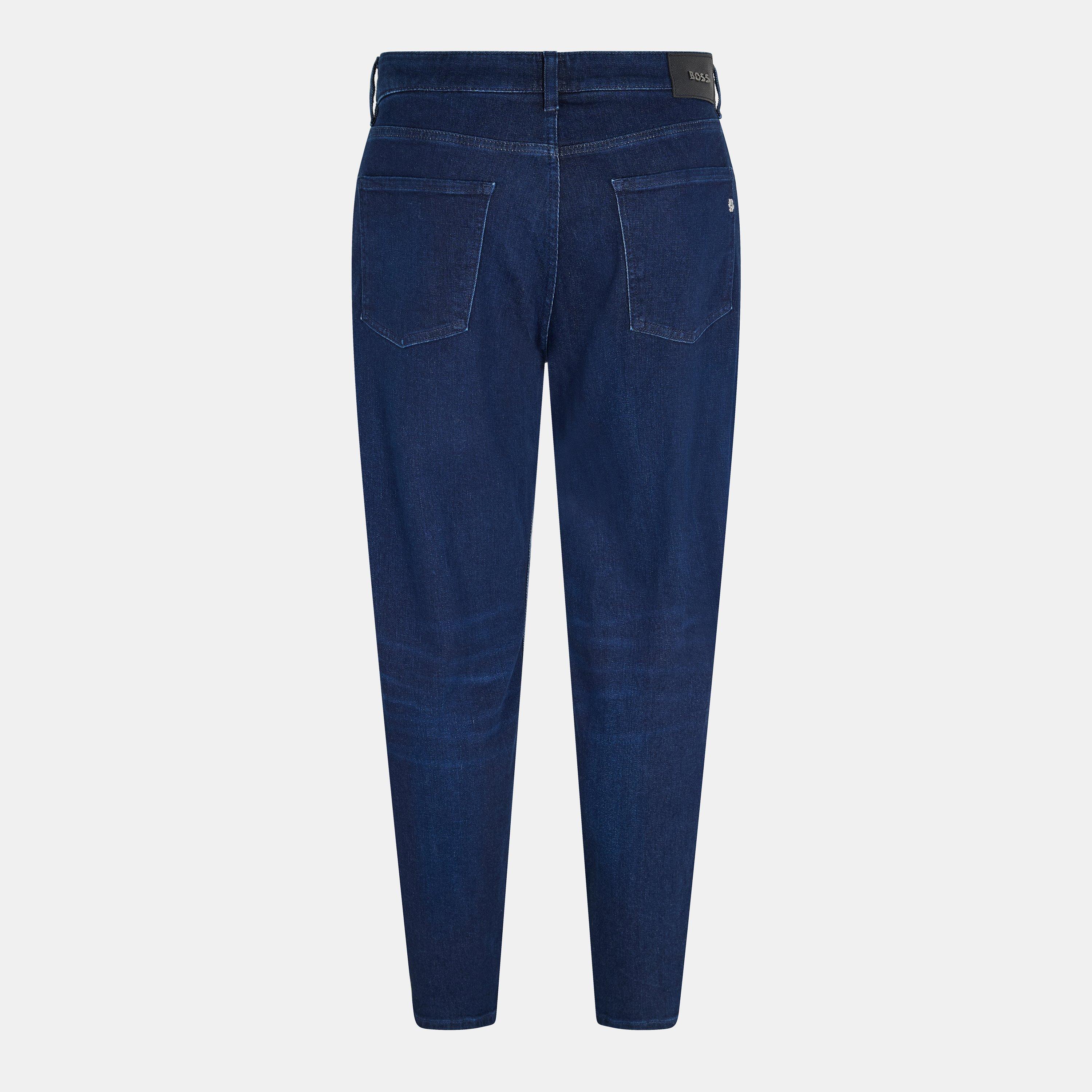 Navy - Boss - H-Re.Maine 10263151 01 Slim Fit Jeans Mens - 2