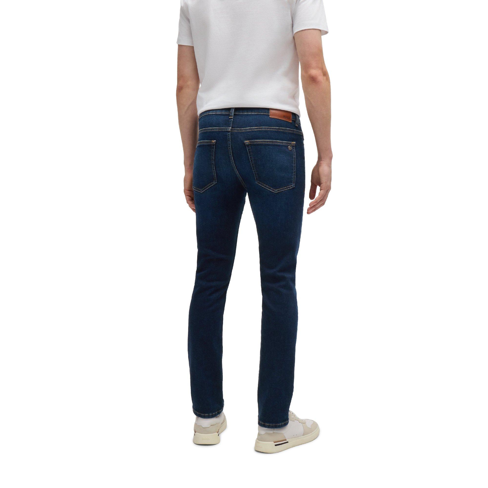 Medium Blue - Boss - Delaware Bo 10263424 02 Slim Fit Jeans Mens - 2