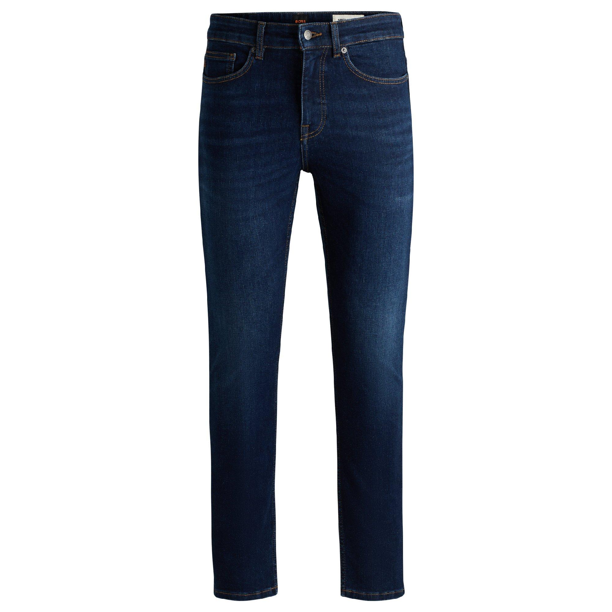 Medium Blue - Boss - Delaware Bo 10263424 02 Slim Fit Jeans Mens - 4