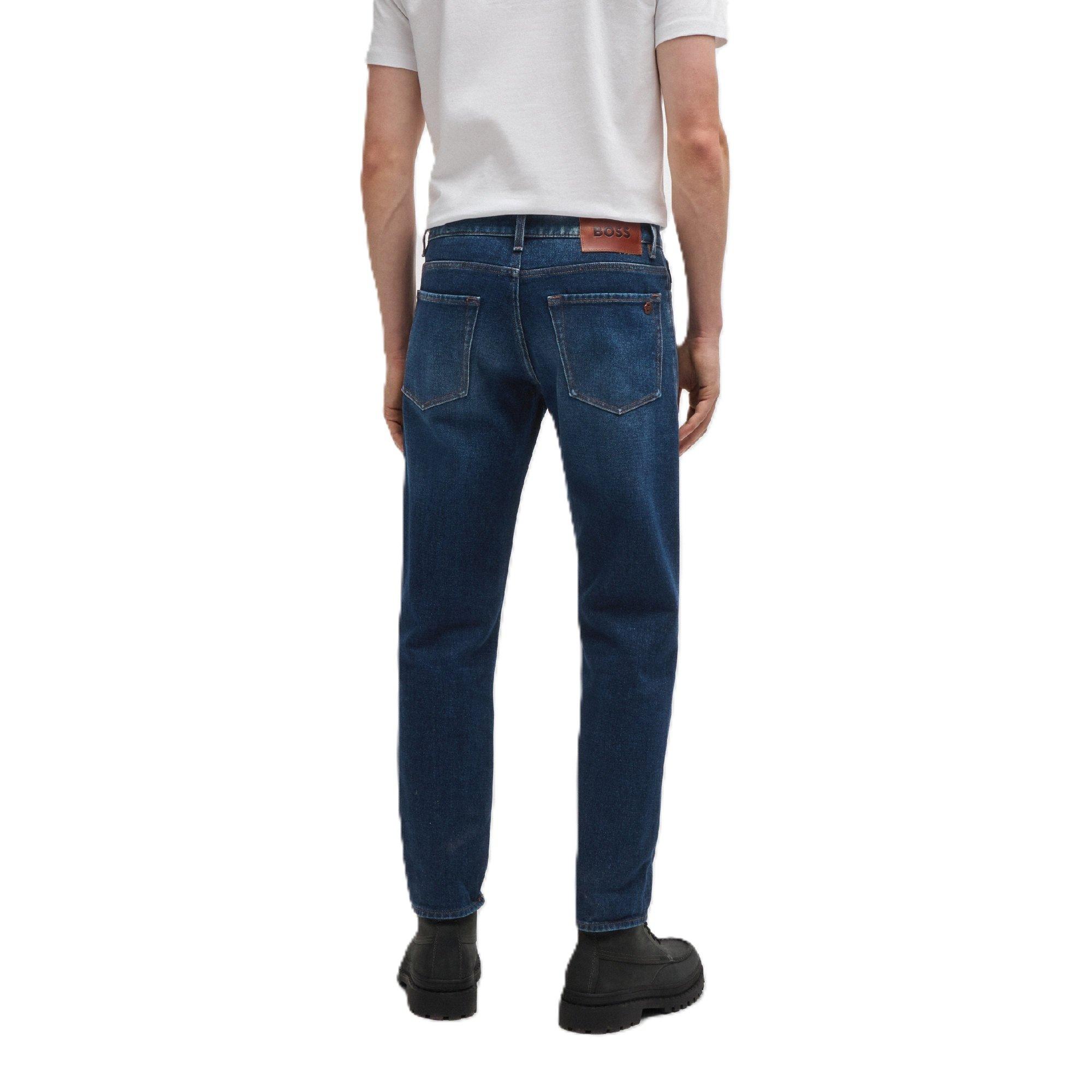 Medium Blue - Boss - Re.Maine Bo 10265577 01 Slim Fit Jeans Mens - 2