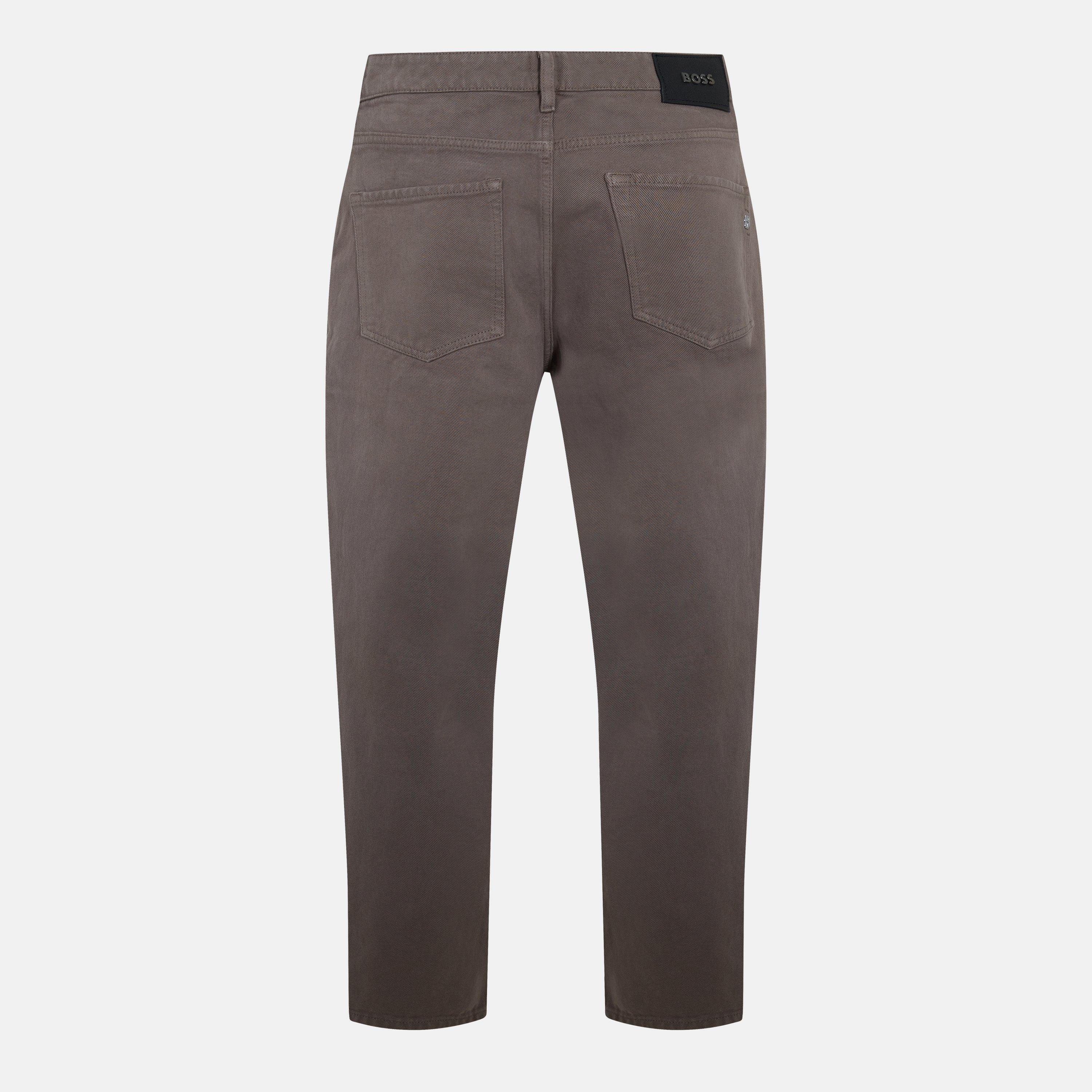 Beige Khaki - Boss - C-Atacama 10265946 02 Slim Fit Jeans Mens - 2