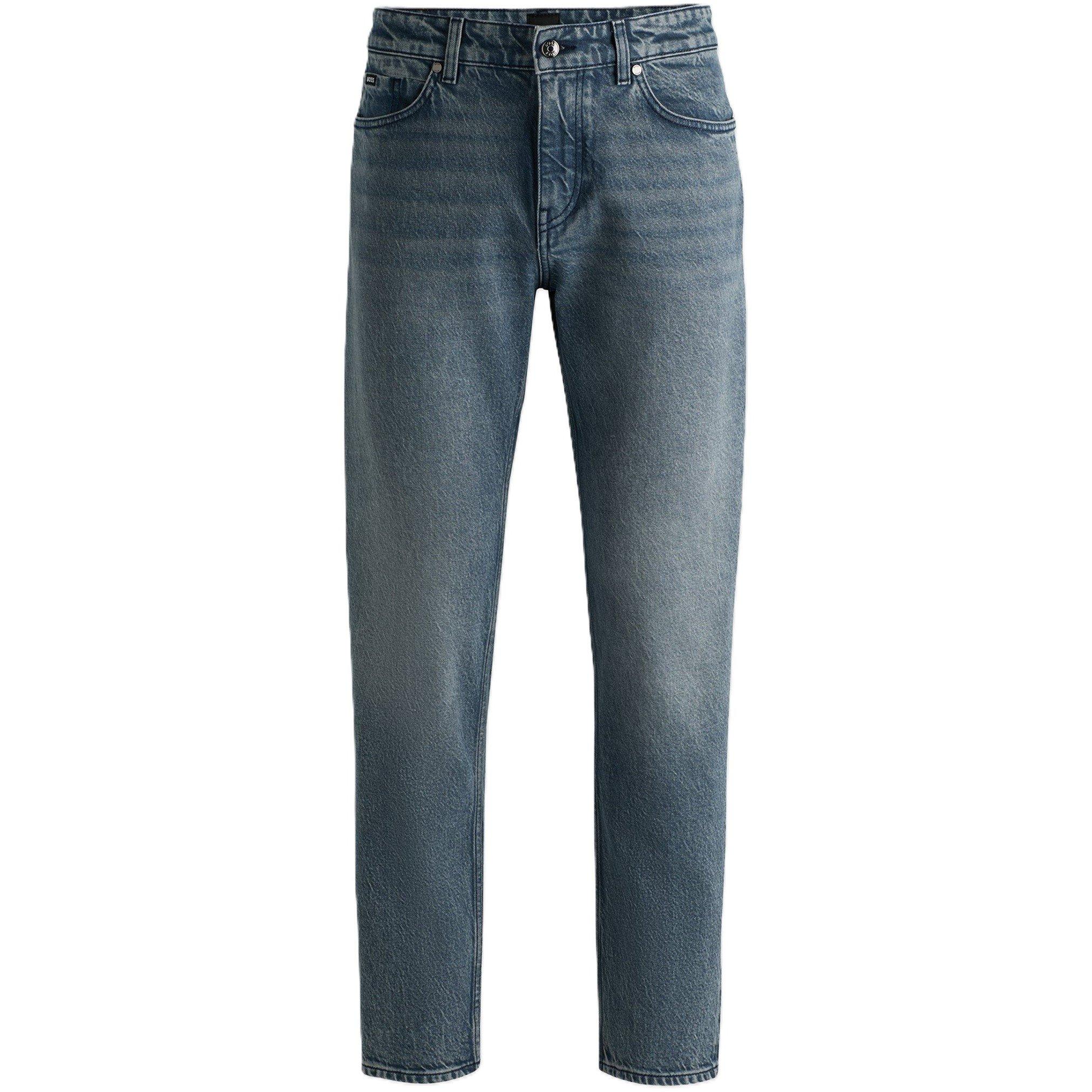Turquoise Aqua - Boss - Men's C Re.Maine Slim Fit Jeans - 1