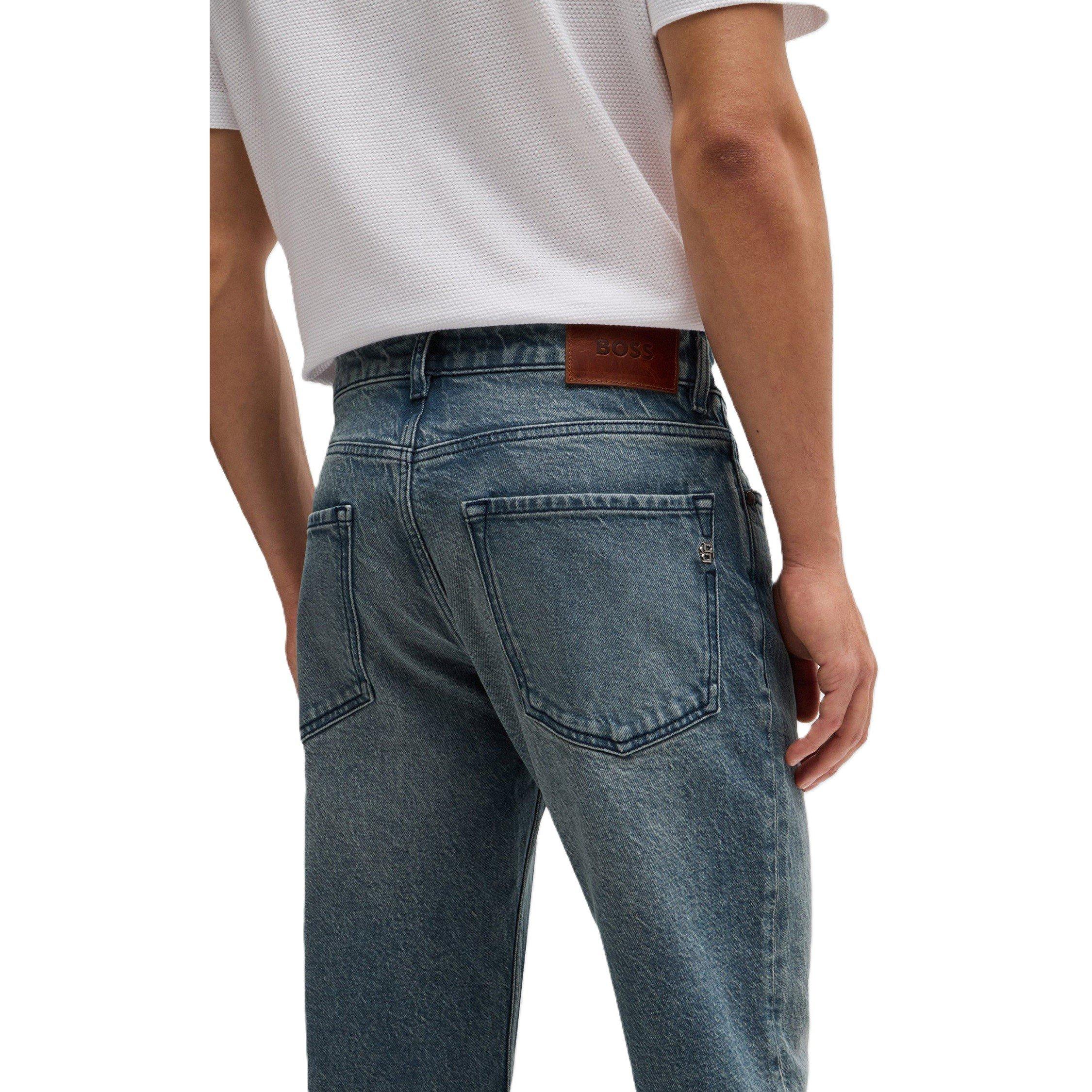Turquoise Aqua - Boss - Men's C Re.Maine Slim Fit Jeans - 4