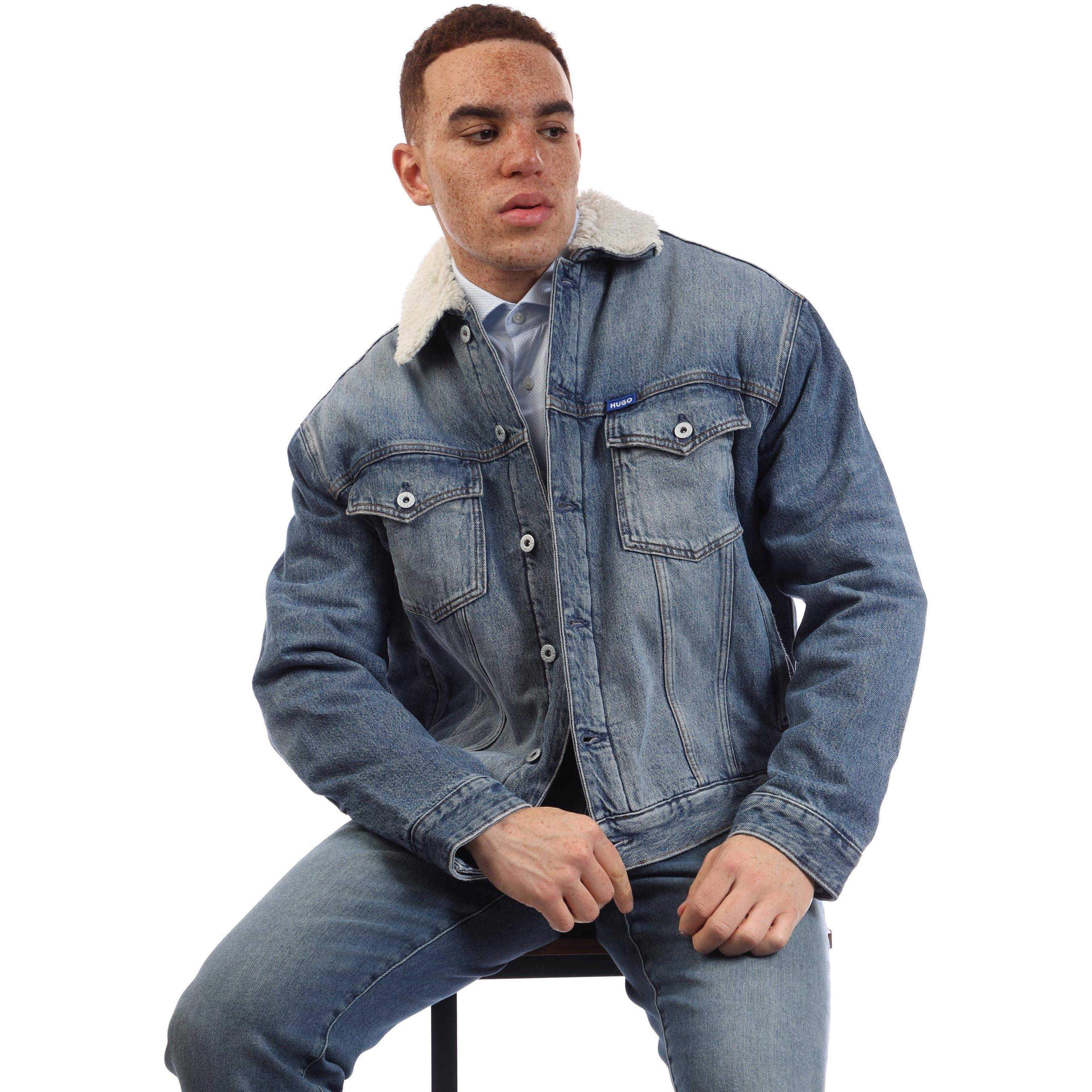 Navy - Boss - Dex/1 10259233 01 Slim Fit Jeans Mens - 3