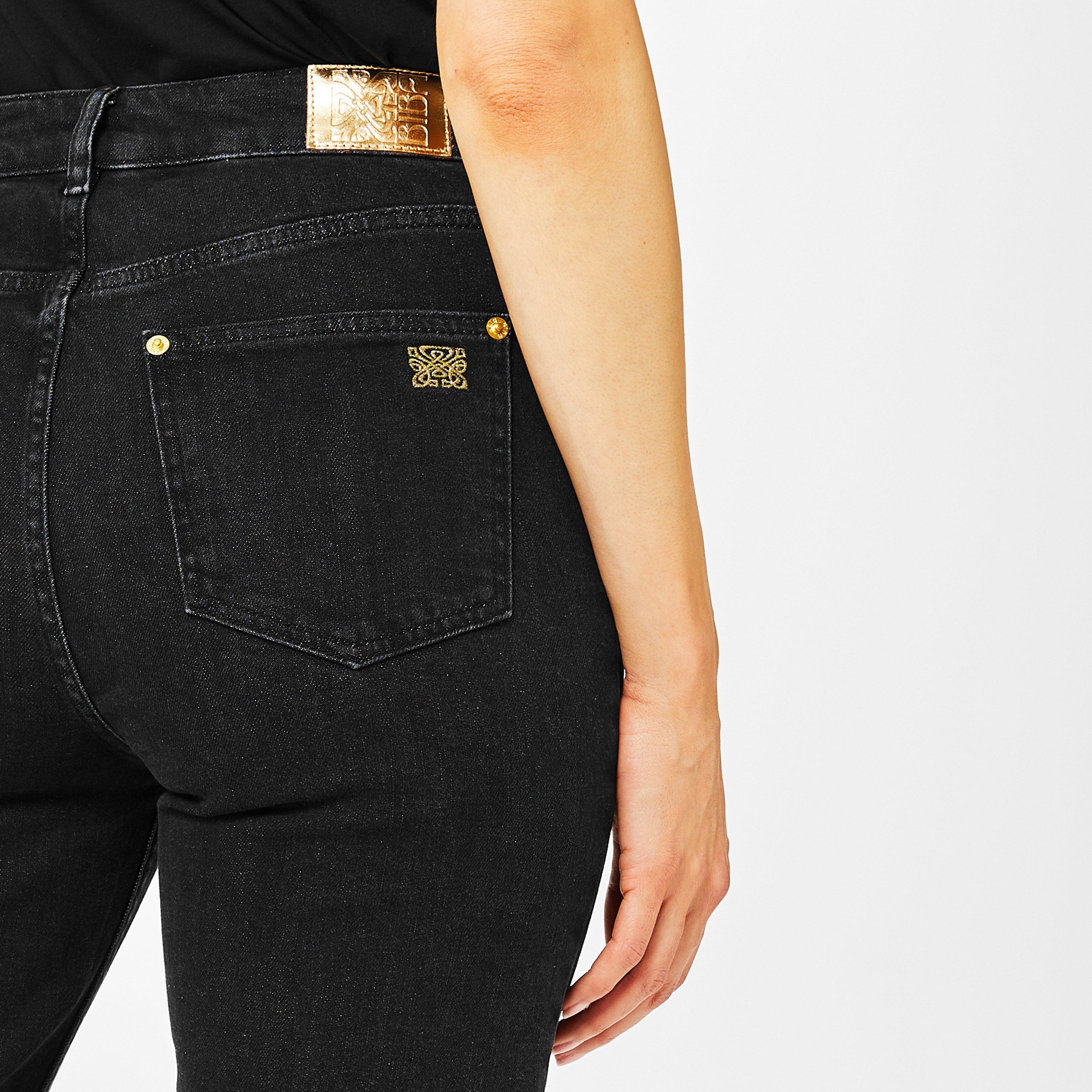 Black - Biba - BIBA Cara Mom Jeans - 3