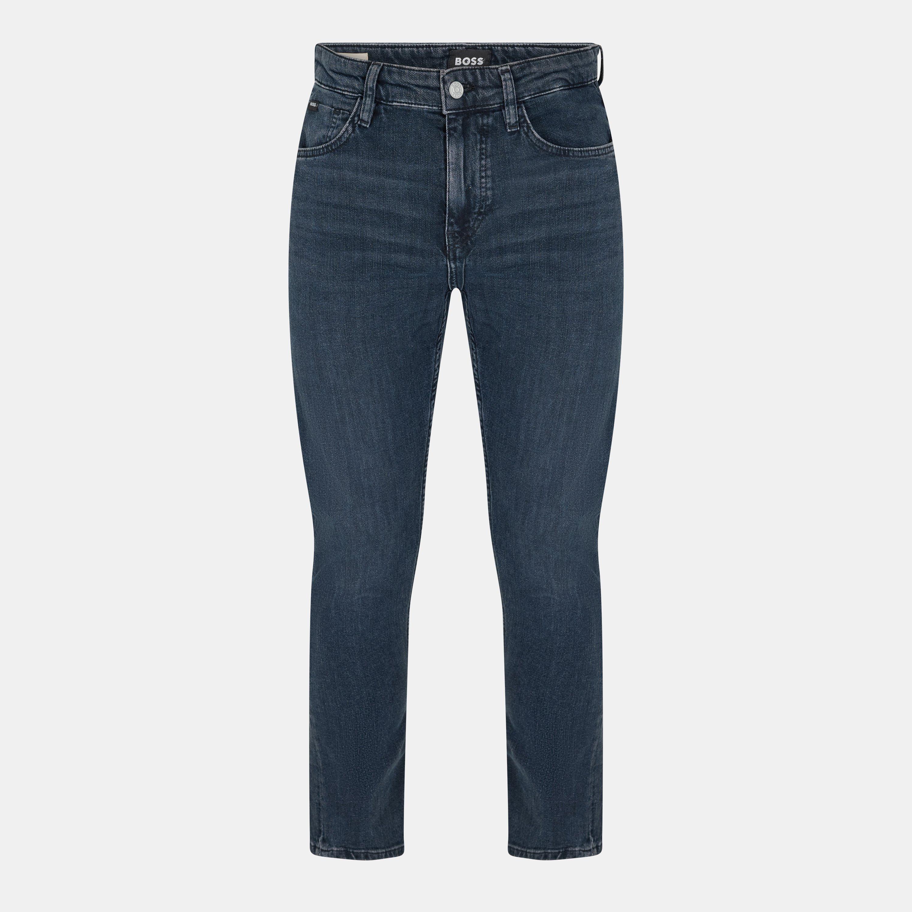 Boss Men's H Delaware Slim Fit Jeans - Dark Blue - Size 33W R