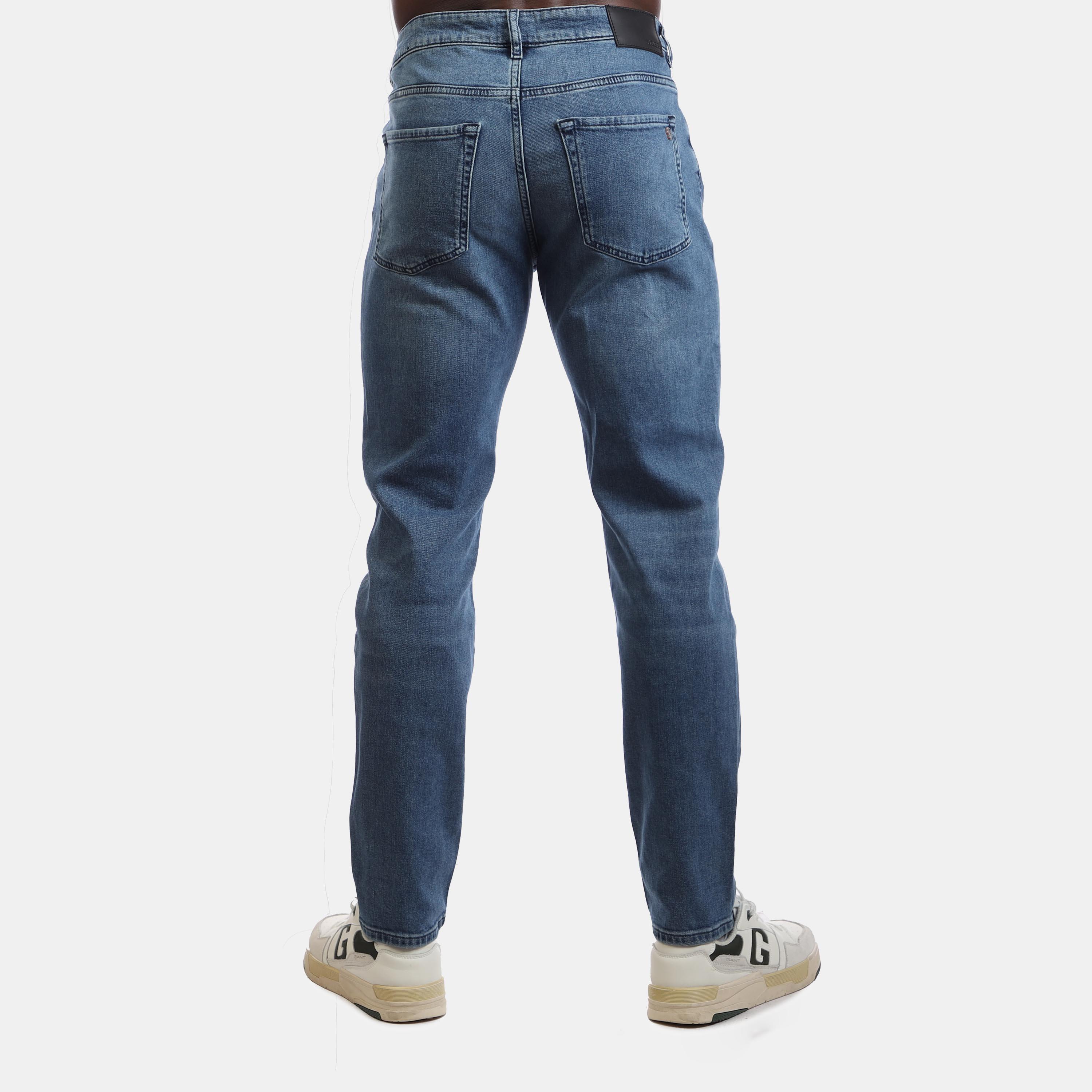 Medium Blue - Boss - Onyx Bo 10263385 02 Slim Fit Jeans Mens - 2