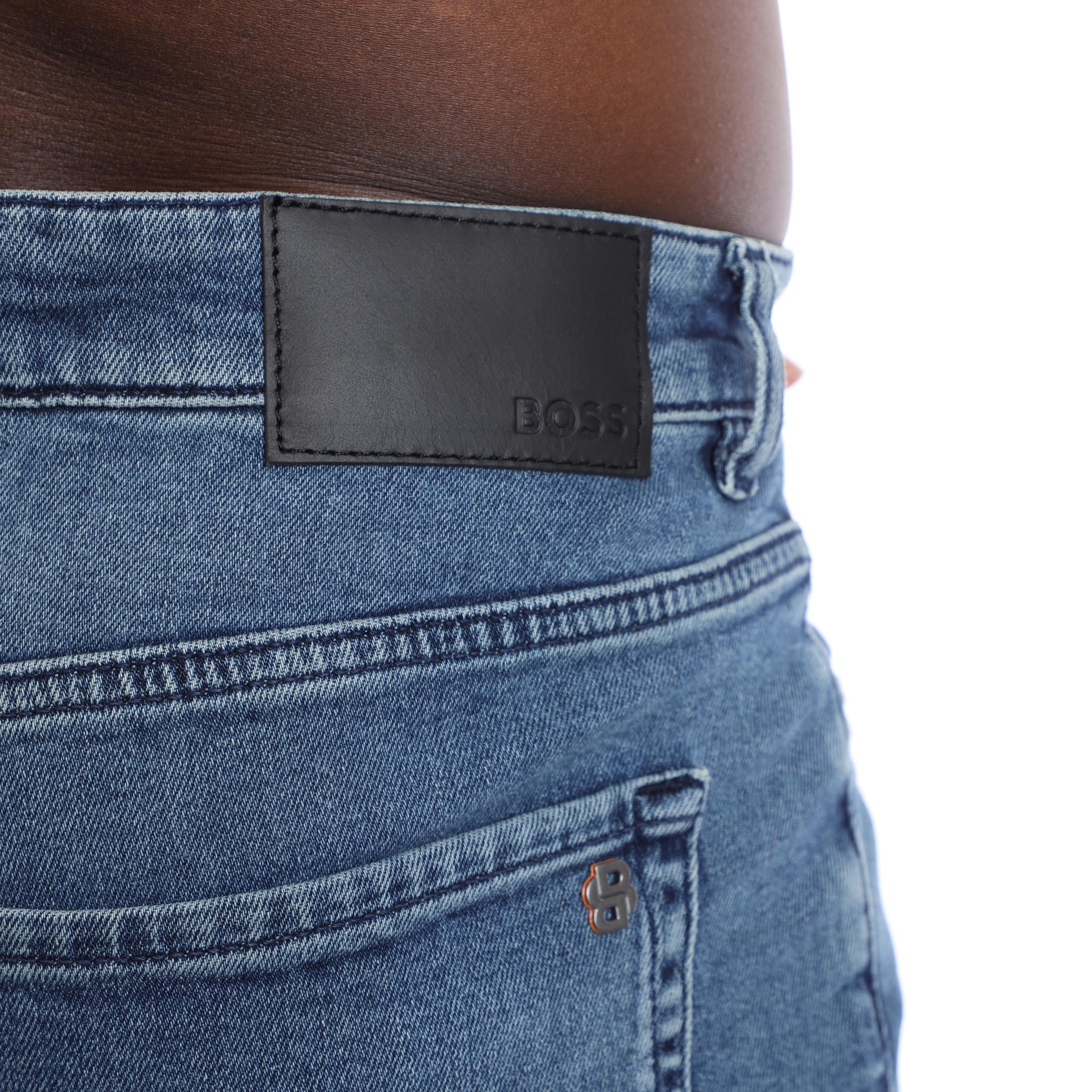 Medium Blue - Boss - Onyx Bo 10263385 02 Slim Fit Jeans Mens - 4