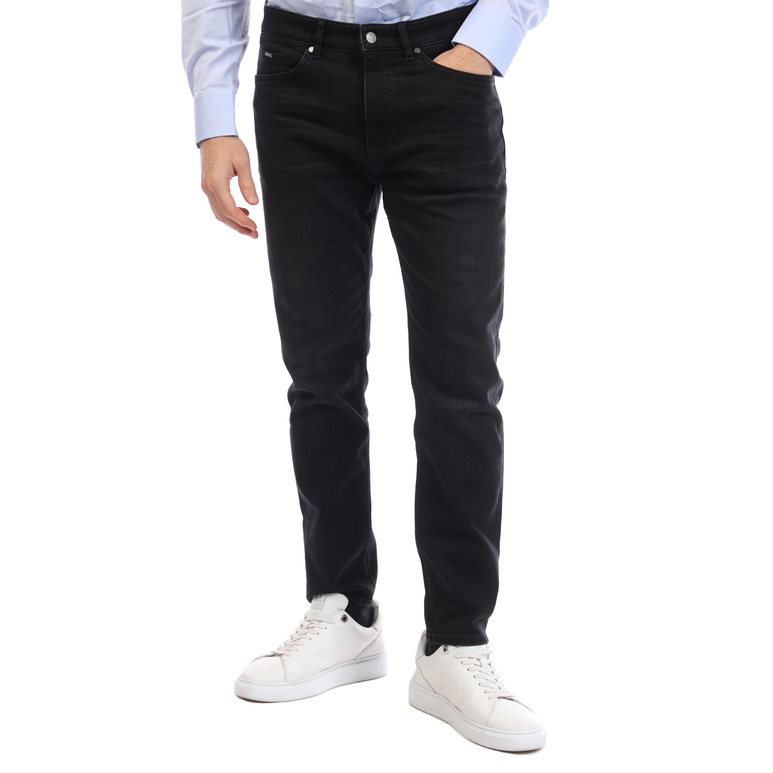 Black - Boss - Men's H Delano Slim Fit Jeans - 1
