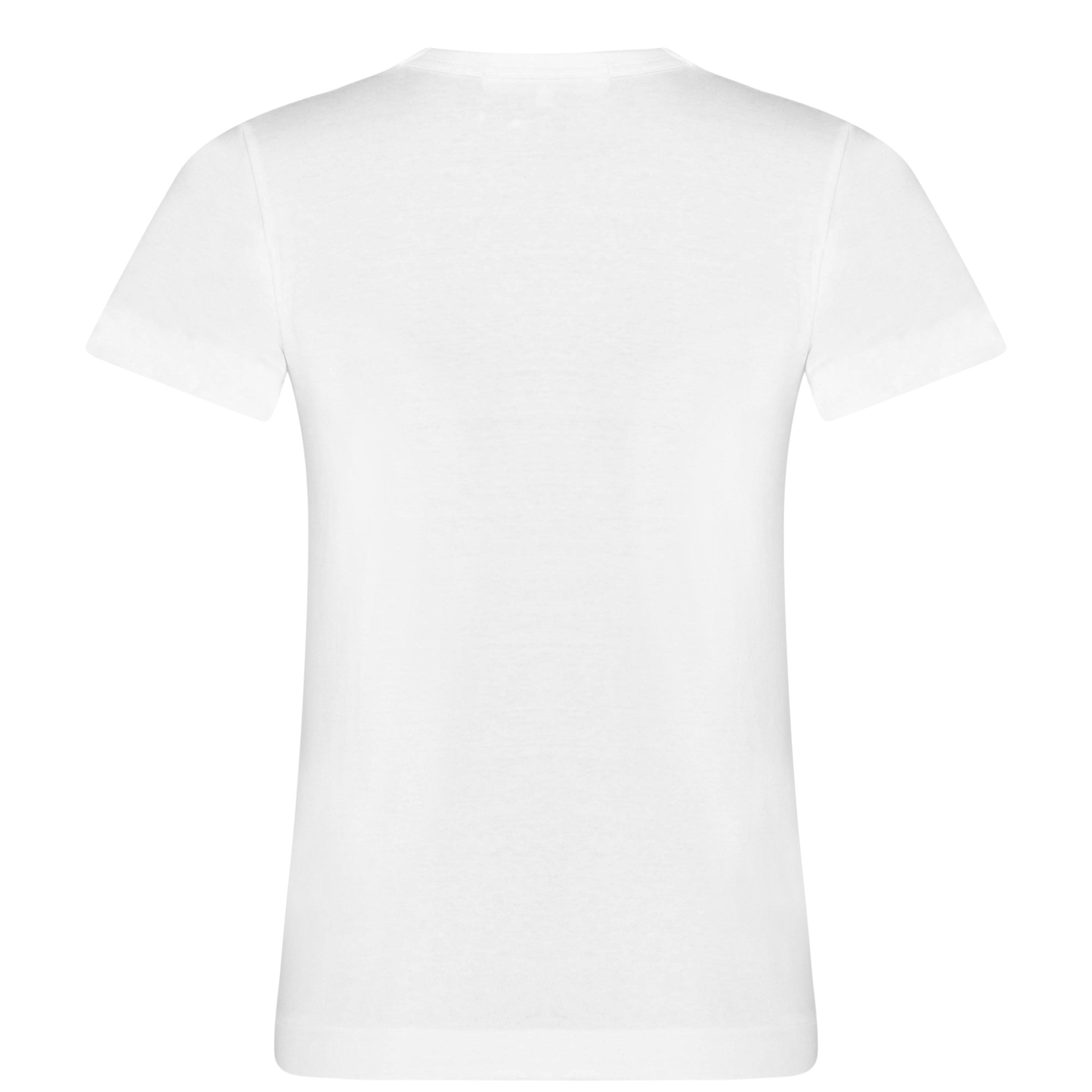 White 1 - Comme des Garcons PLAY - Xl Peeping Heart T Shirt - 8