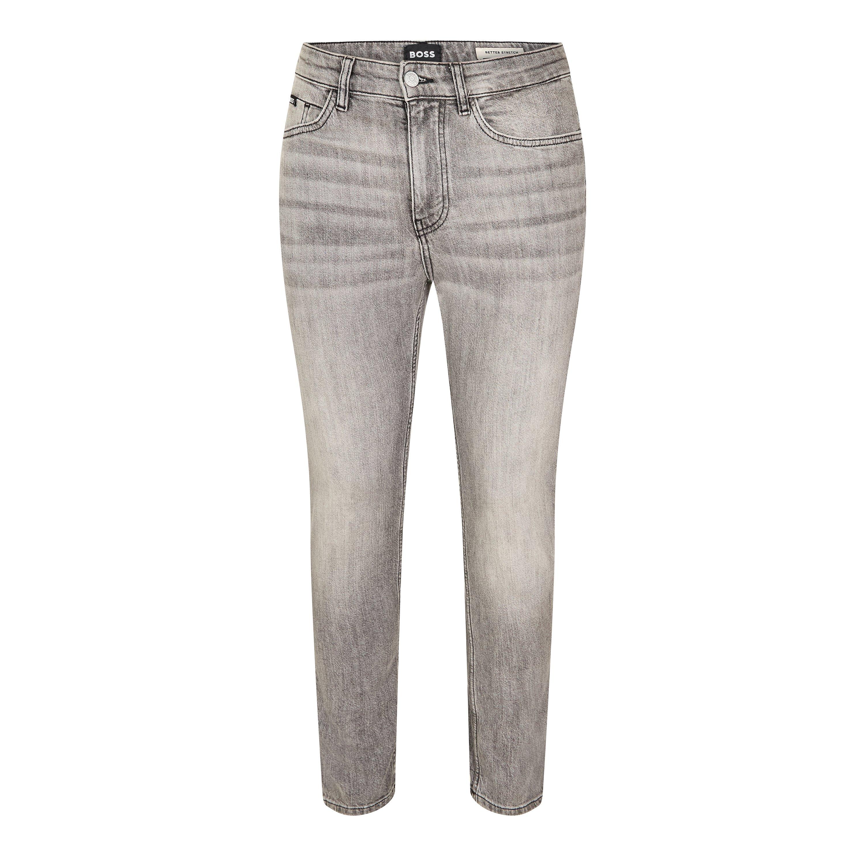 Black - Boss - H-Delaware 10265597 01 Slim Fit Jeans Mens - 1